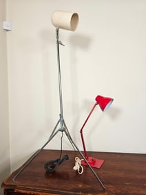 Pair of Vintage Mid-Century Desk / Table Lamps