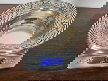 Dominick and Haff Sterling Silver Repousse Bowls - 6.08 ozt