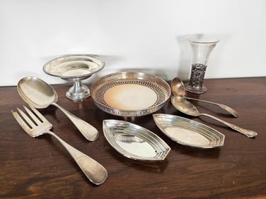 Sterling Silver Estate Found Grouping - 16.95 ozt