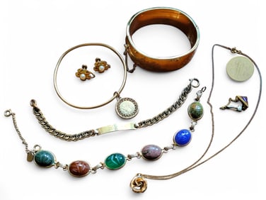 Estate Lot of Gold Filled Jewelry