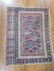 Antique Ca. 1900-1920 Jaff Kurd Chuval Rug - 45" x 34"