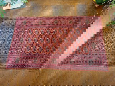 Antique Early 20th C. Karachi Rug - 84" x 51"