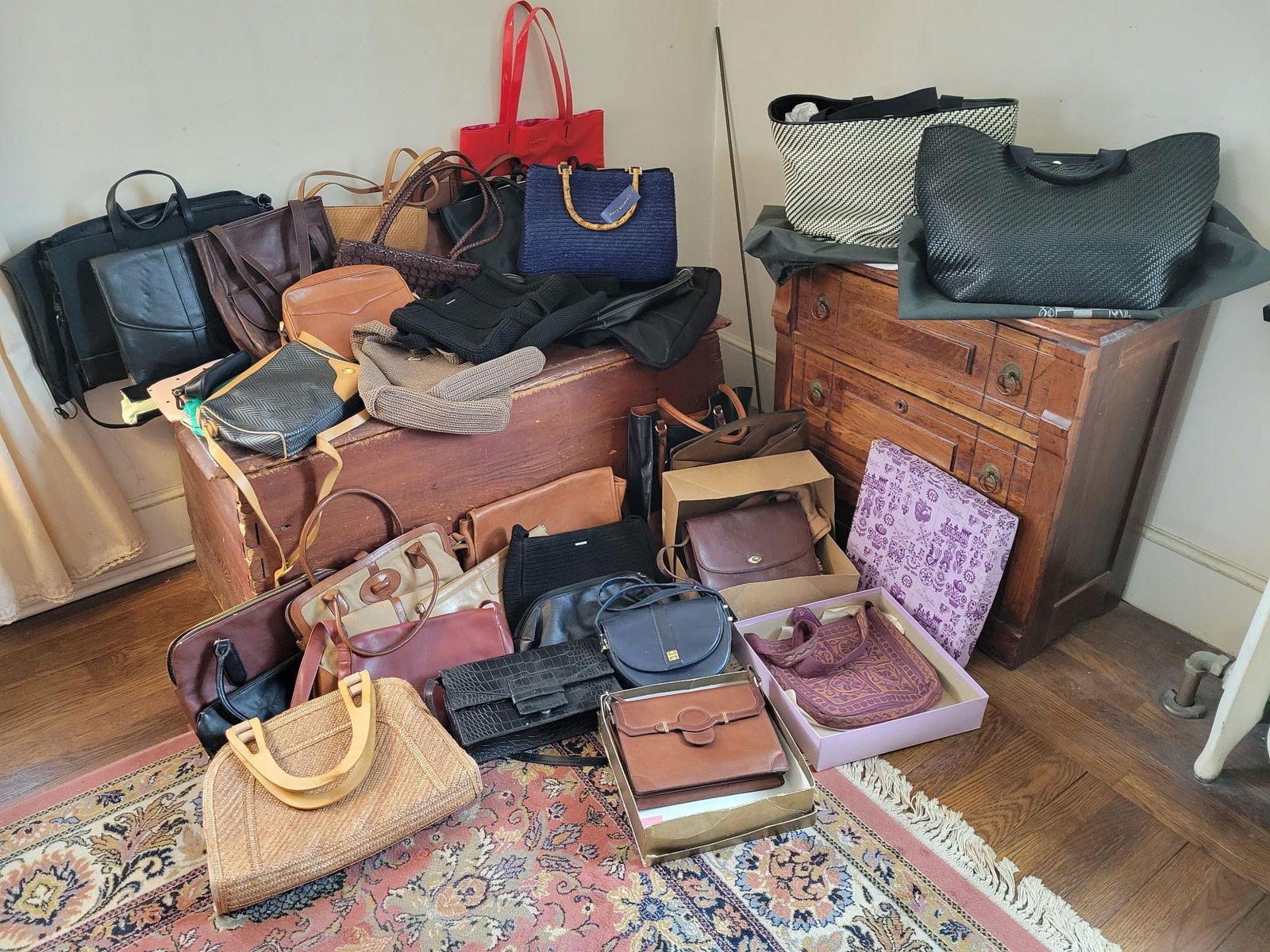 Estate Grouping of Purses - Designer New and Vintage (1 of 20)