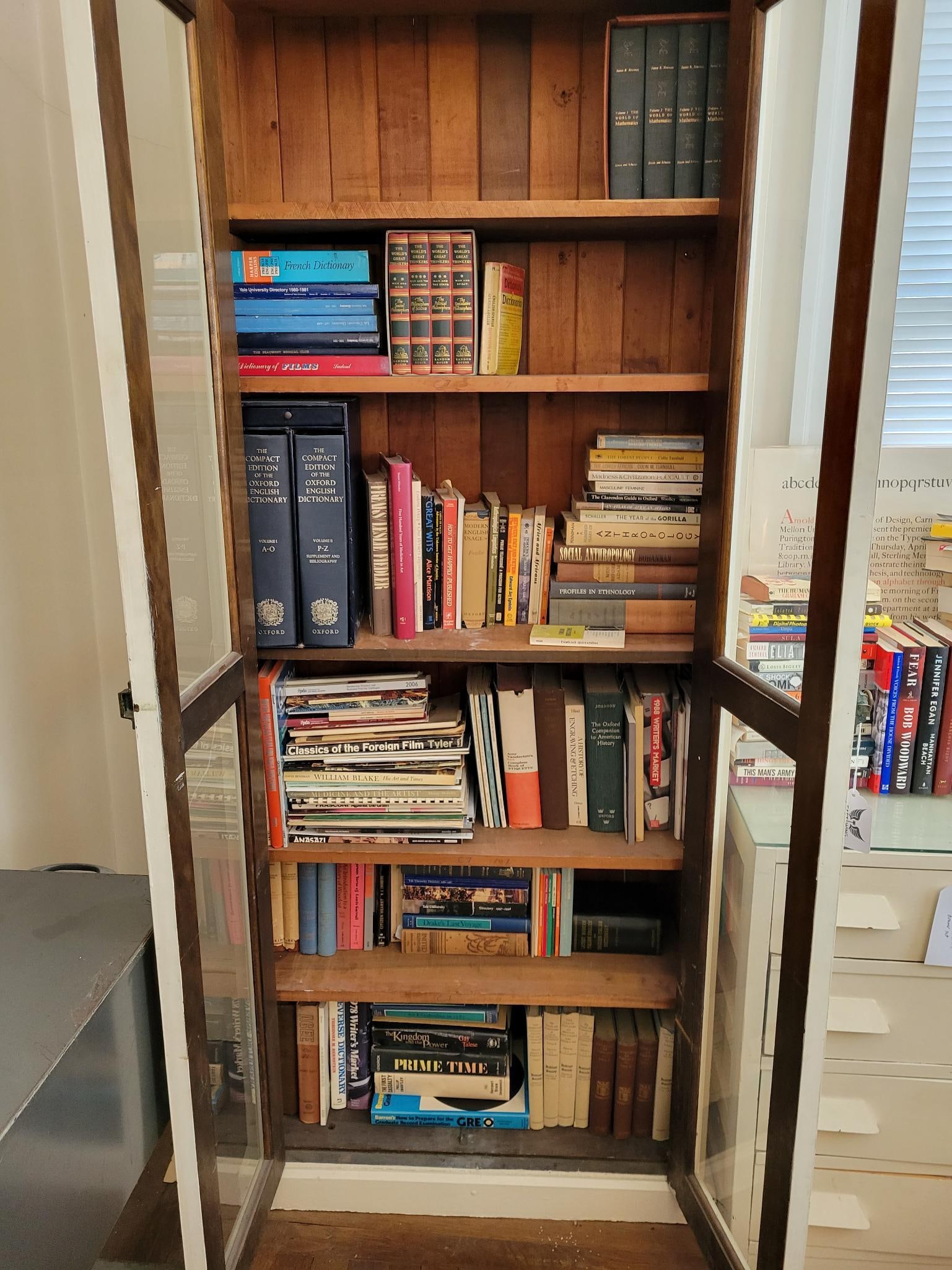 Bookcase Library Lot - Assorted Books Estate Fresh (1 of 20)