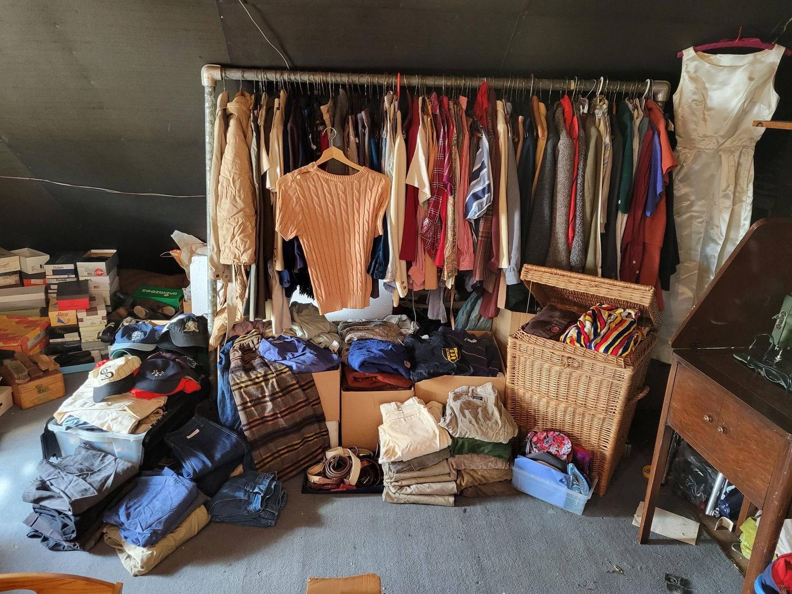 MASSIVE Estate Found Vintage Clothing Lot - Attic Finds (1 of 20)