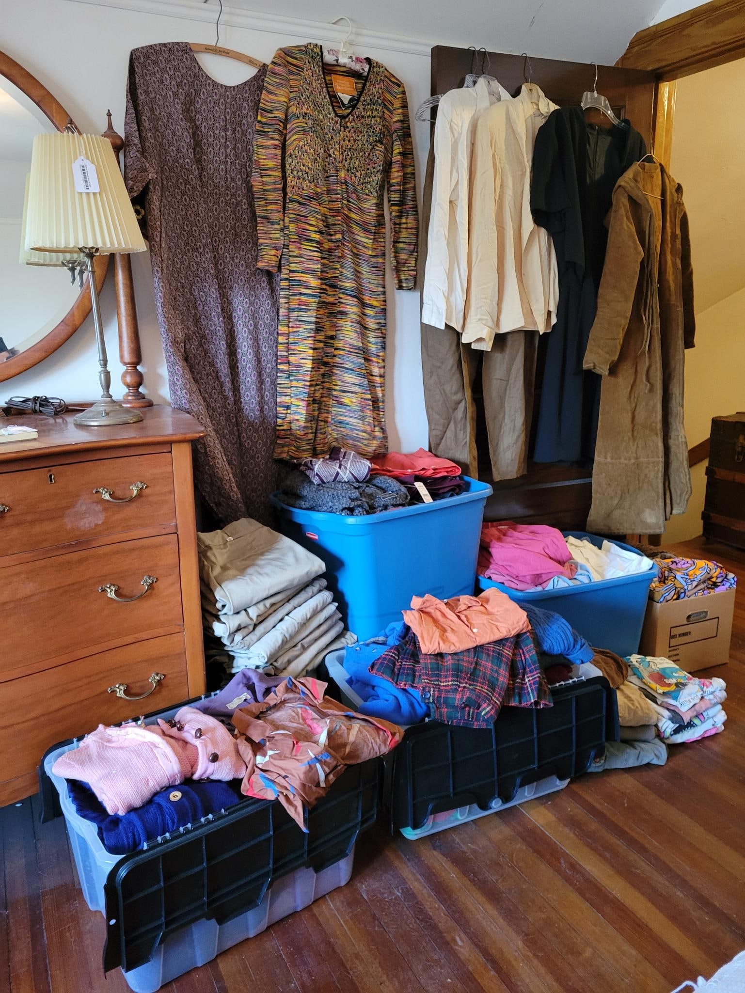 MASSIVE Estate Found Vintage Clothing Lot - Attic Finds (1 of 19)