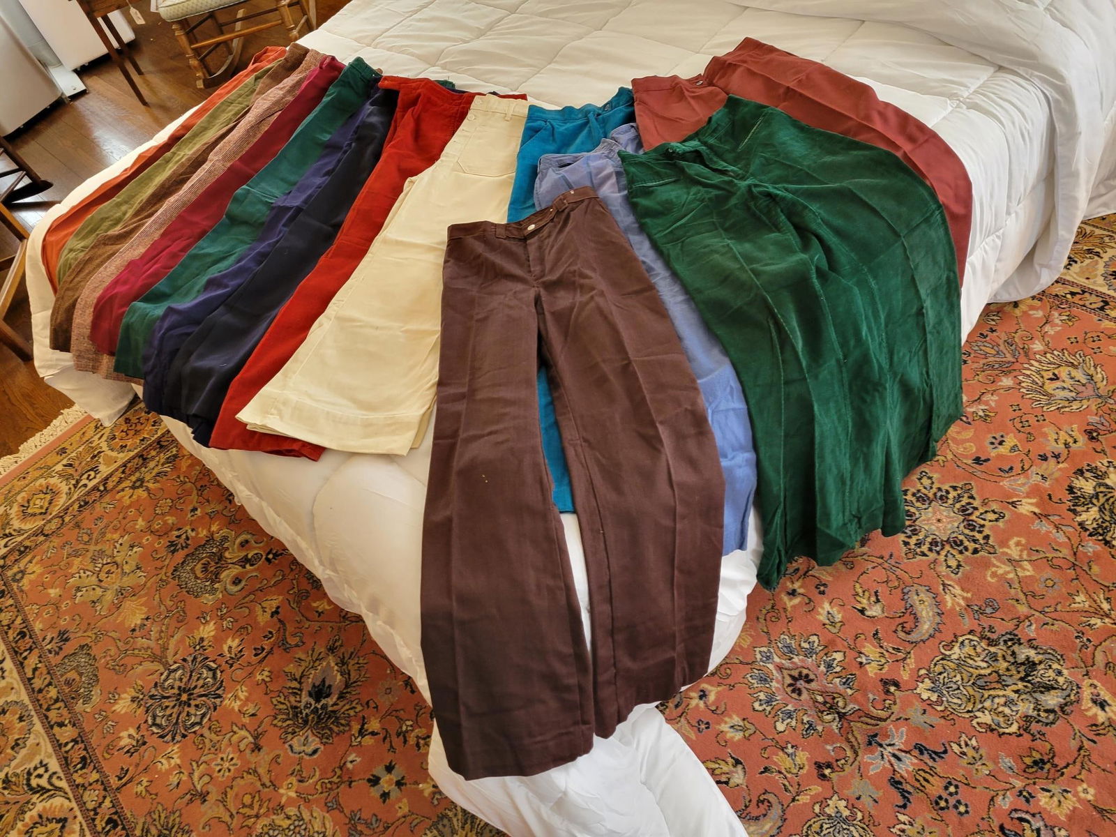 Lot of Vintage 1970s / 80s Pants - Bell Bottoms, Corduroy & More! (1 of 15)