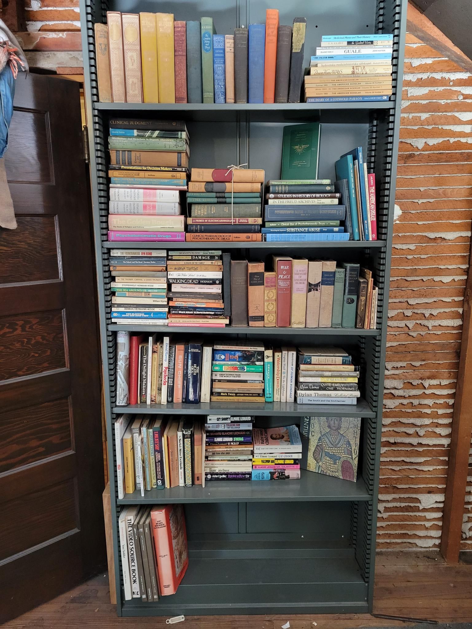 Bookcase Library Lot - Assorted Antique & Vintage Books Estate Fresh (1 of 20)