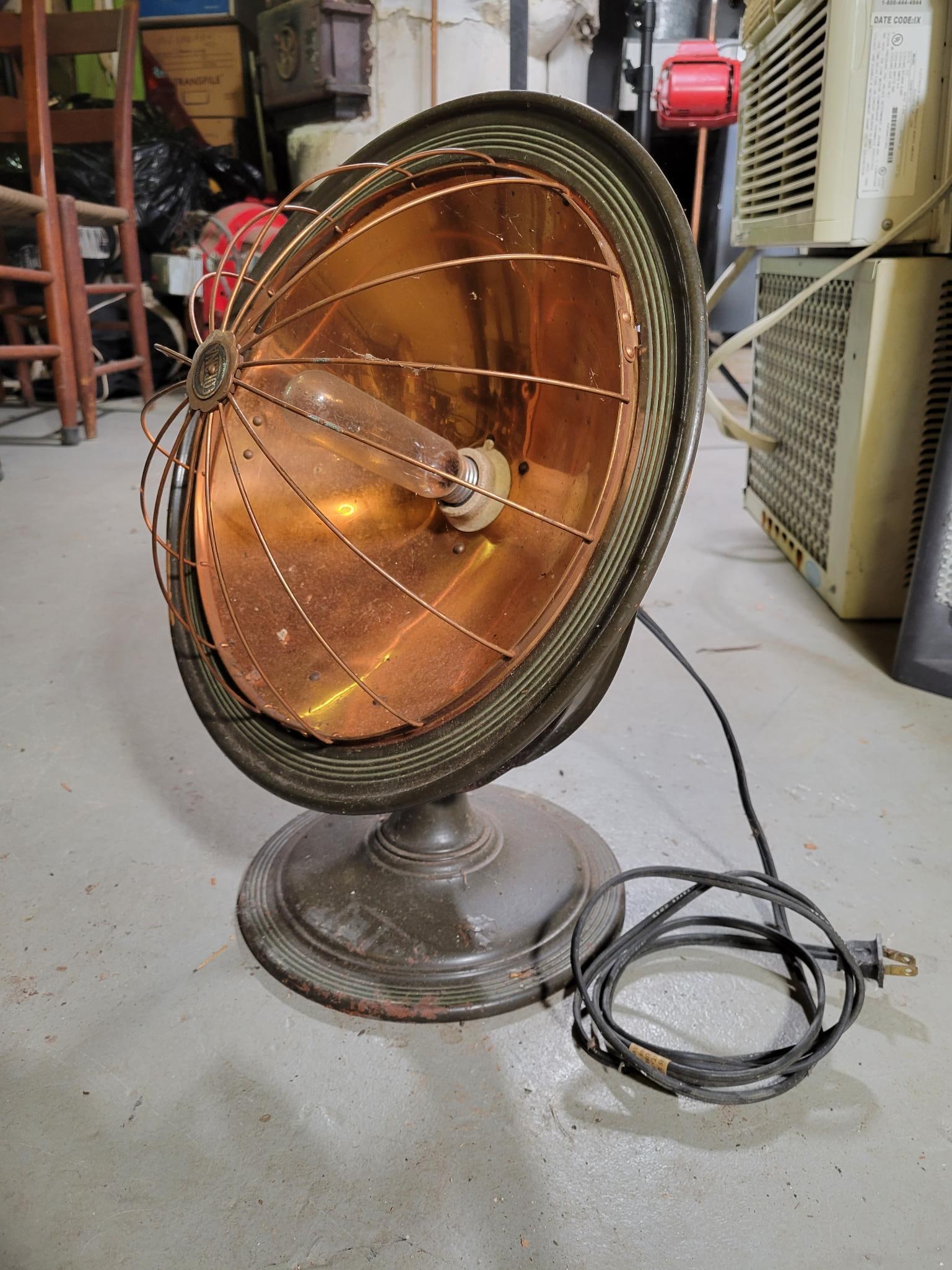 Antique Corona Copper Lined Electric Heater (1 of 12)