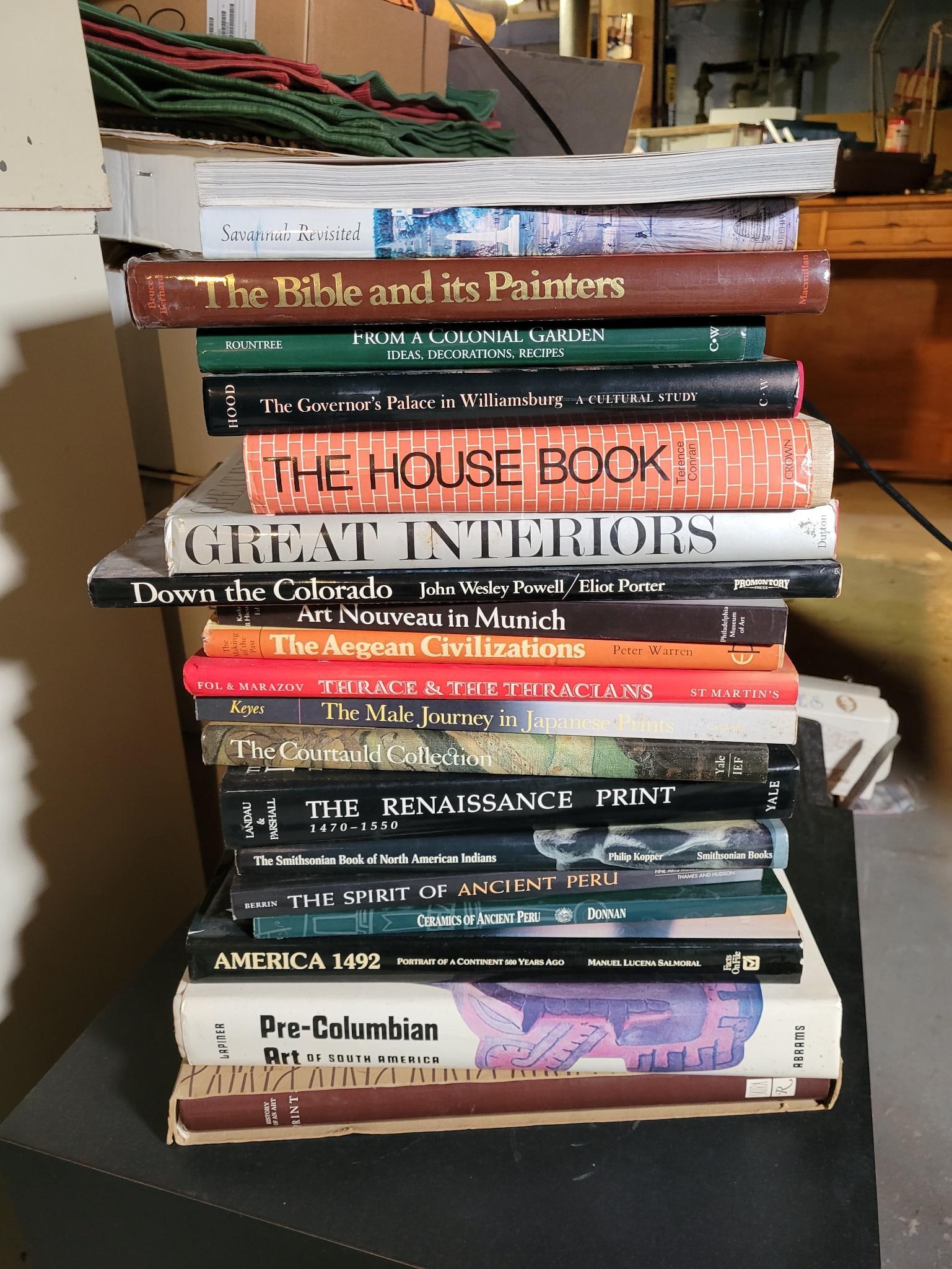 Estate Lot of Reference, Art & Table Books (1 of 11)