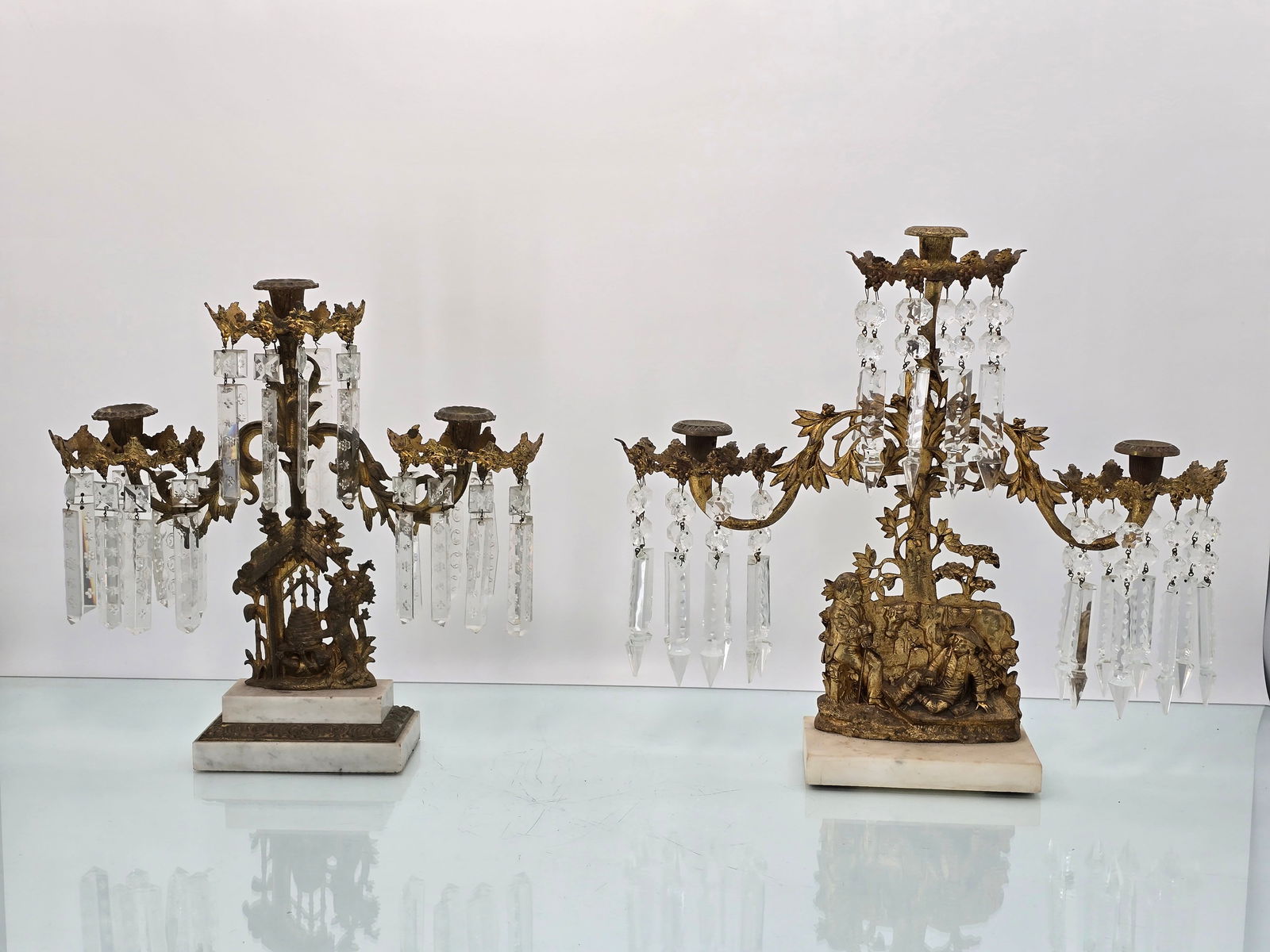 Pair of Antique Girandole Candleholders (1 of 20)