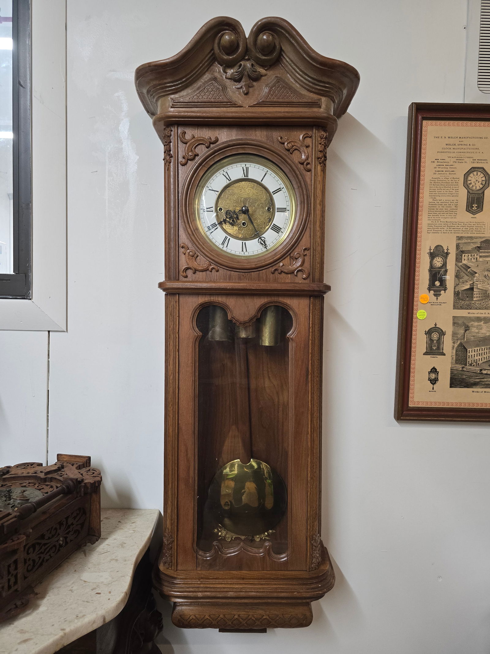 Antique Gebruder Resch "Remember" 3 Weight Grand Sonnerie Vienna Regulator Clock (1 of 14)