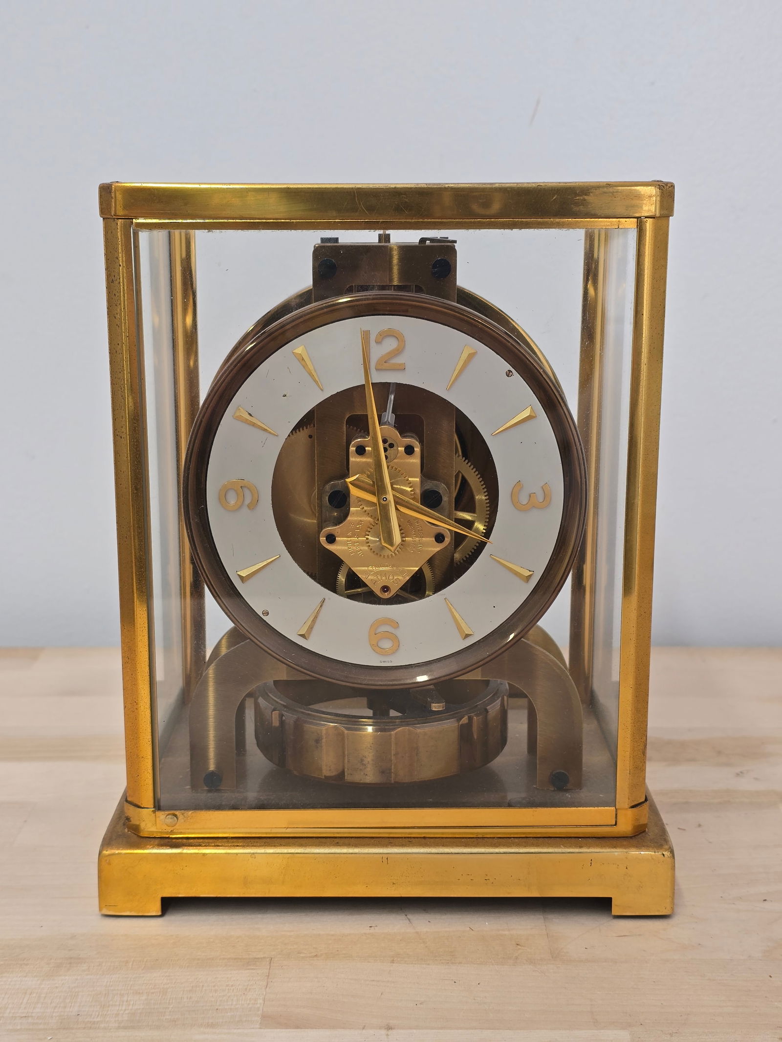 Early Mid-20th Century Jaeger-LeCoultre Atmos Shelf Clock (1 of 12)