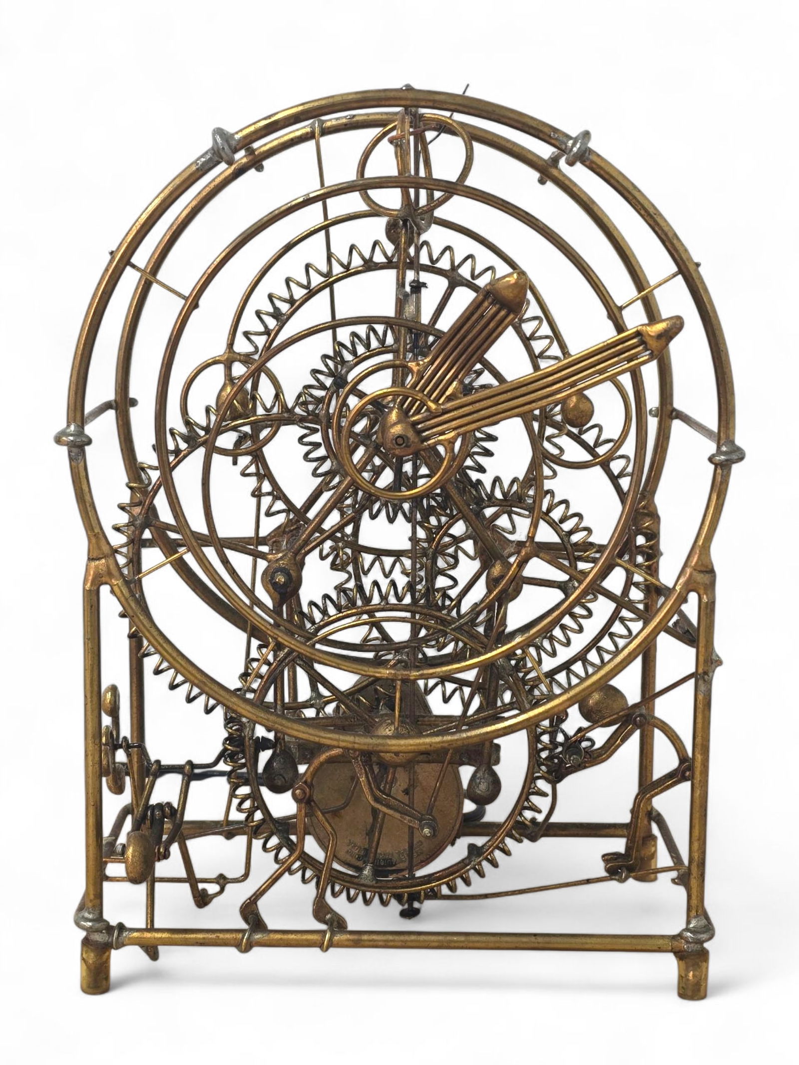 Vintage Gordon Bradt Kinetico Studio "Three Man" Shelf Clock (1 of 14)