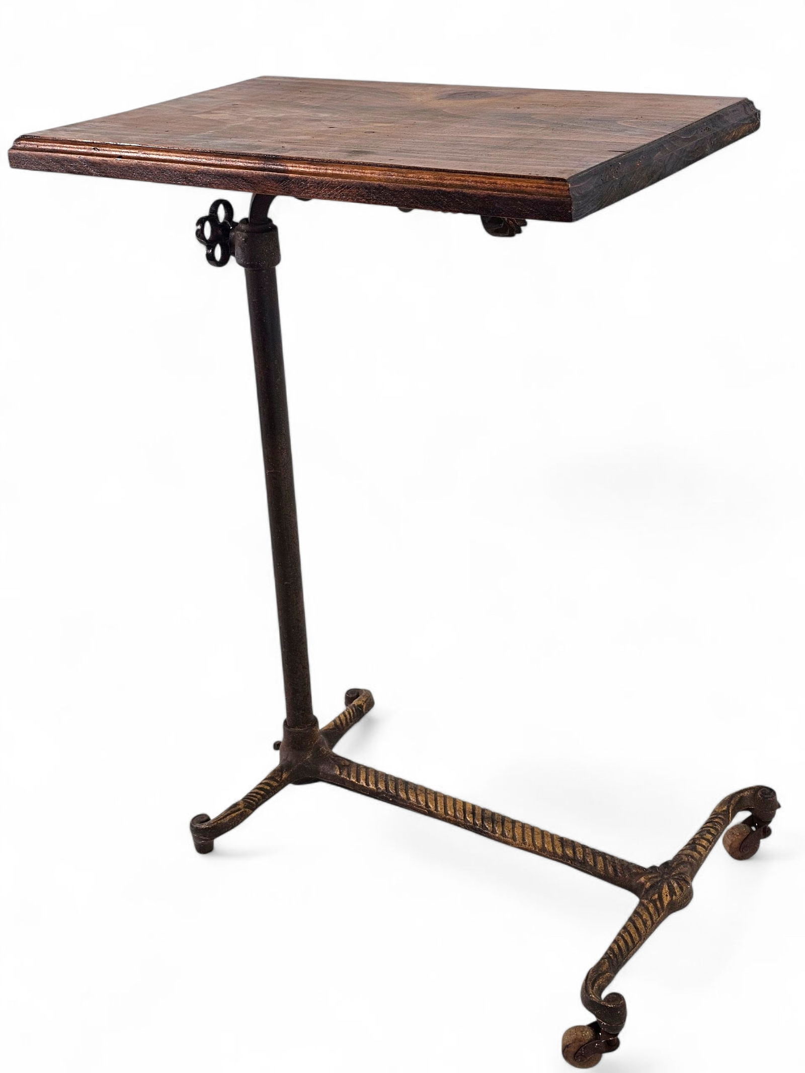 Victorian Wood & Cast Iron Adjustable Typewriter Stand / Table (1 of 13)