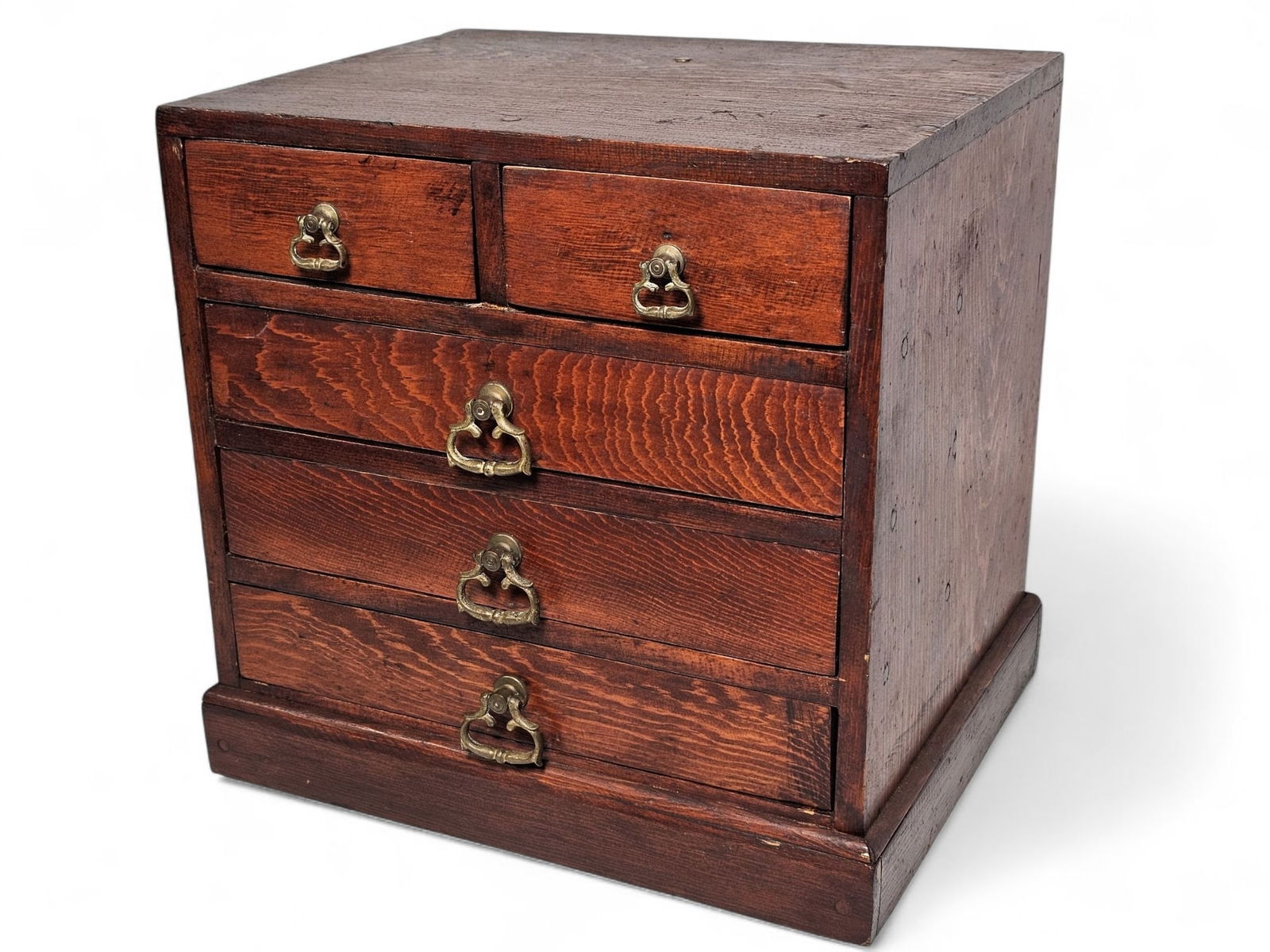 Antique Oak 5 Drawer BoxChest (1 of 12)