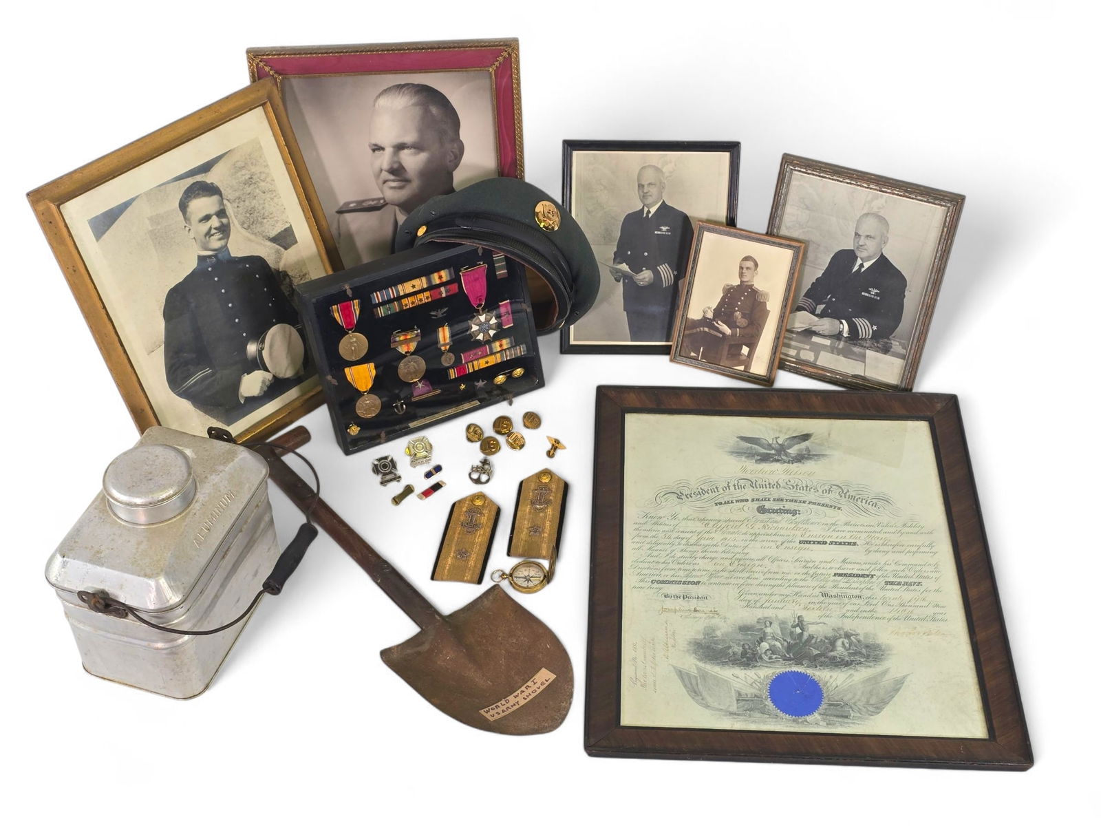 NEW ITEMS ADDED! - Known WWII Military Grouping - Patches, Medals & More! (1 of 20)