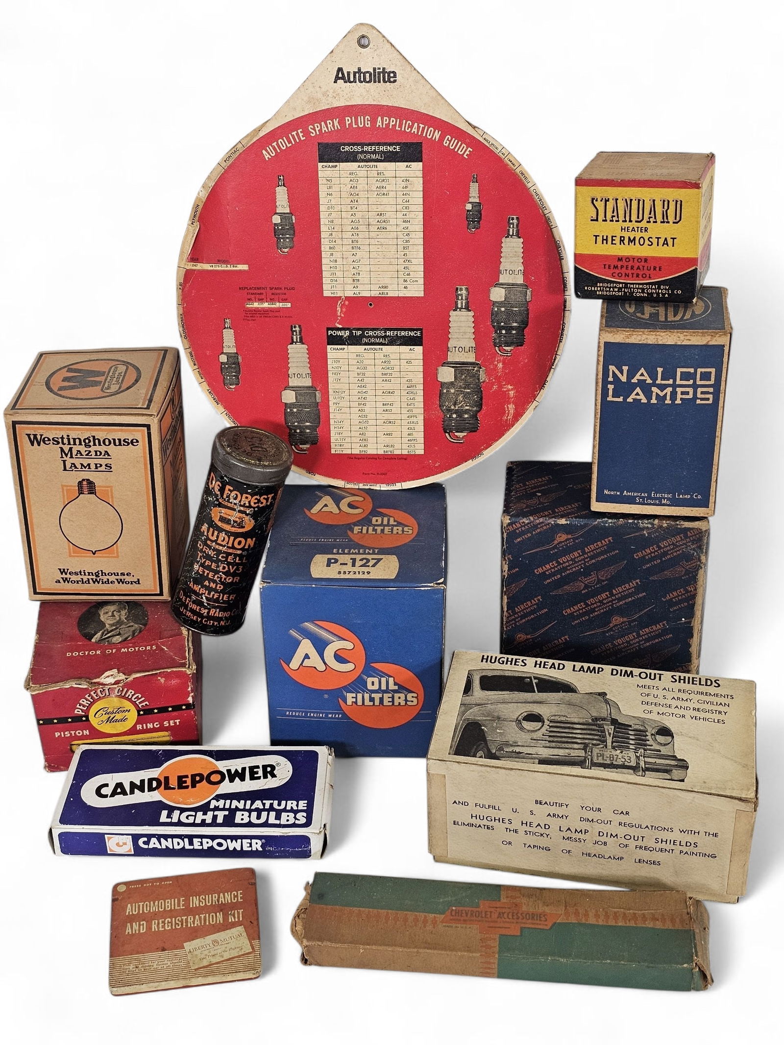 BoxLot of Vintage NOS Automotive Parts (1 of 3)