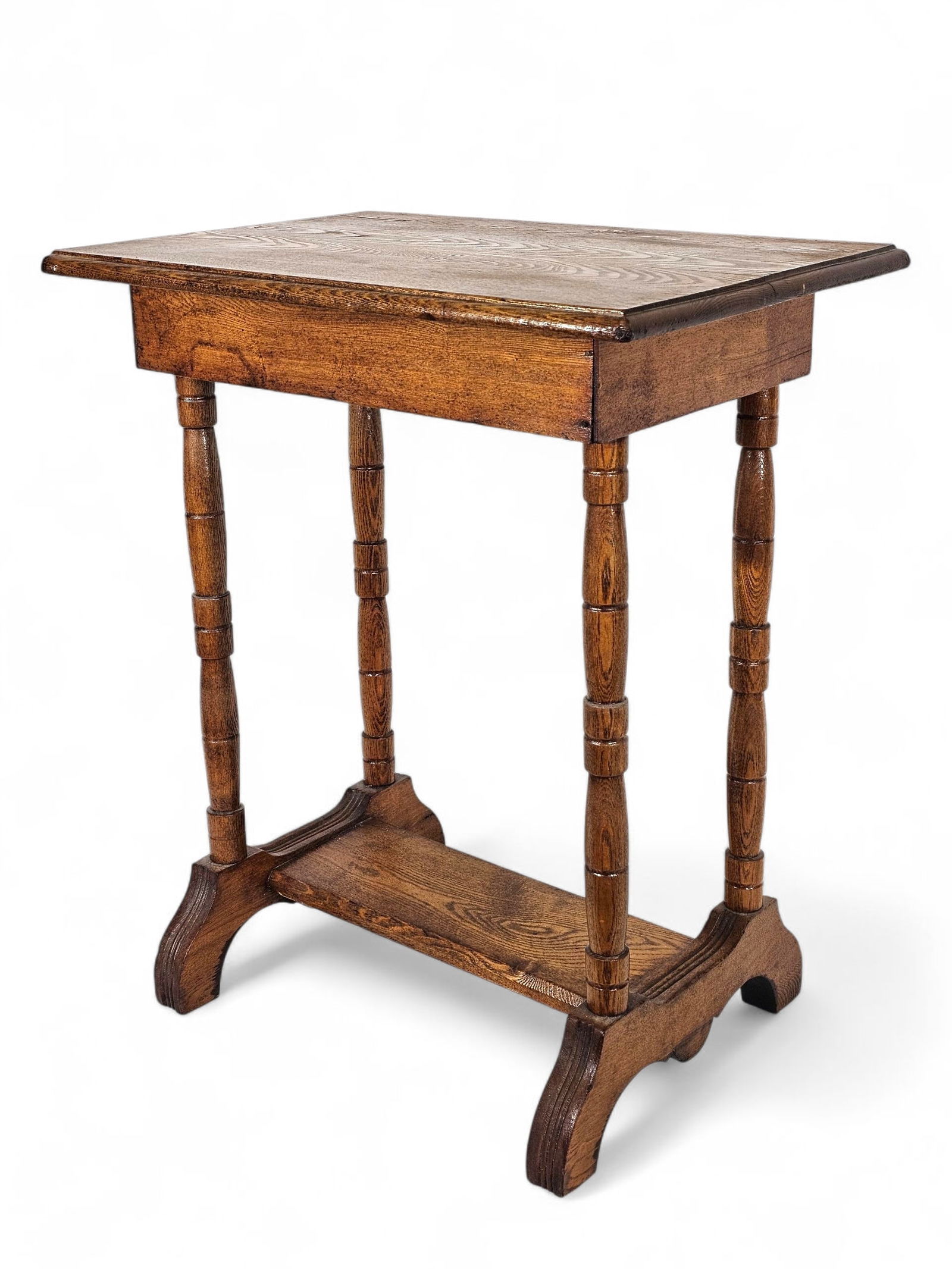 Victorian Oak Side Table (1 of 9)
