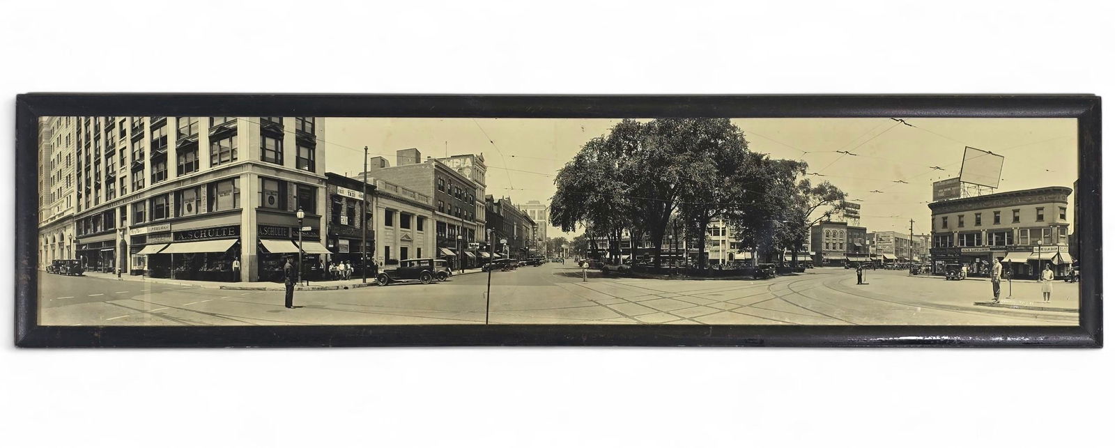 1930 s Era Original Yard Long Photograph of Atlantic Square, Stamford CT (1 of 12)