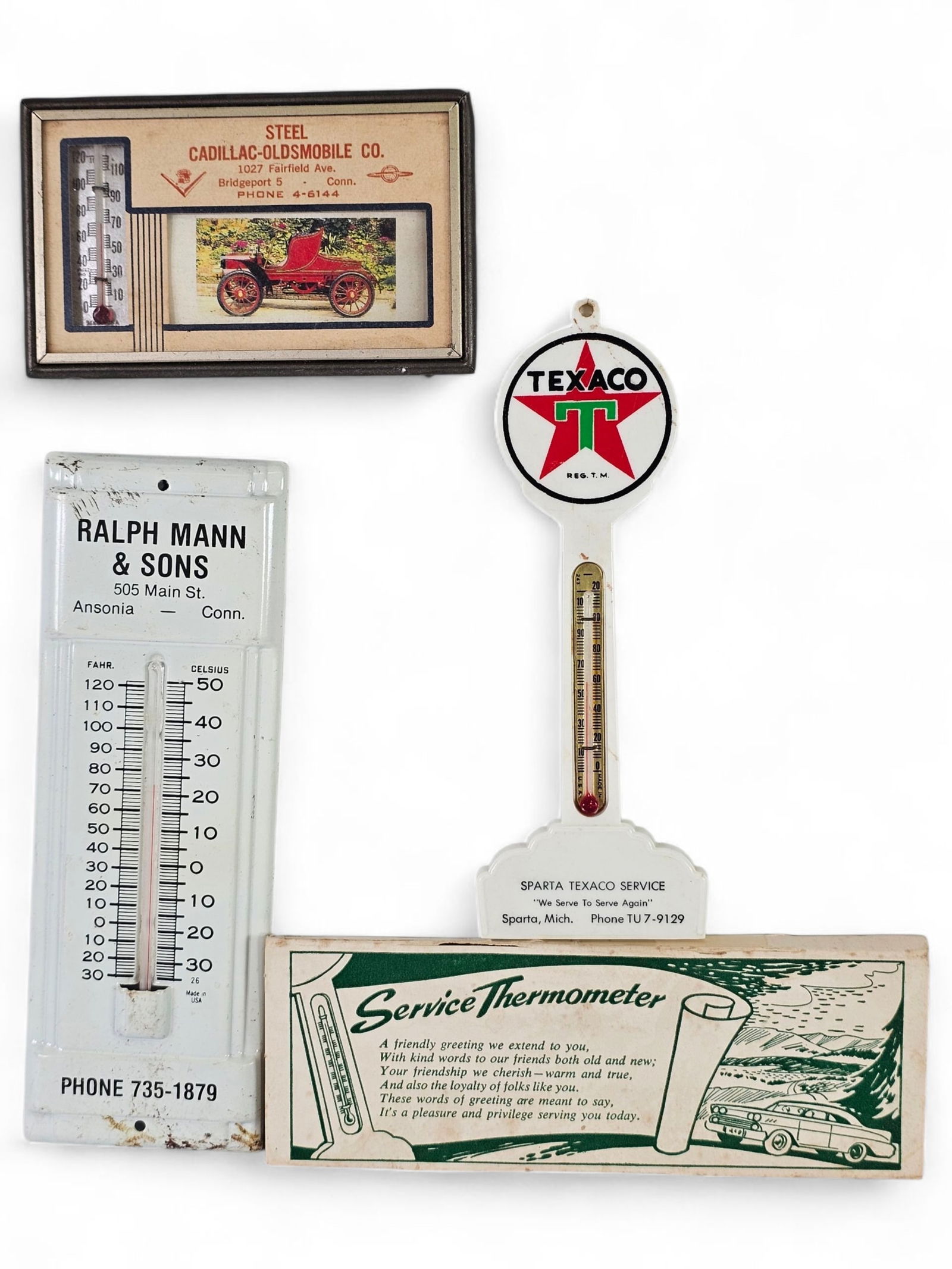 Grouping of Vintage Advertising Thermometers (1 of 4)
