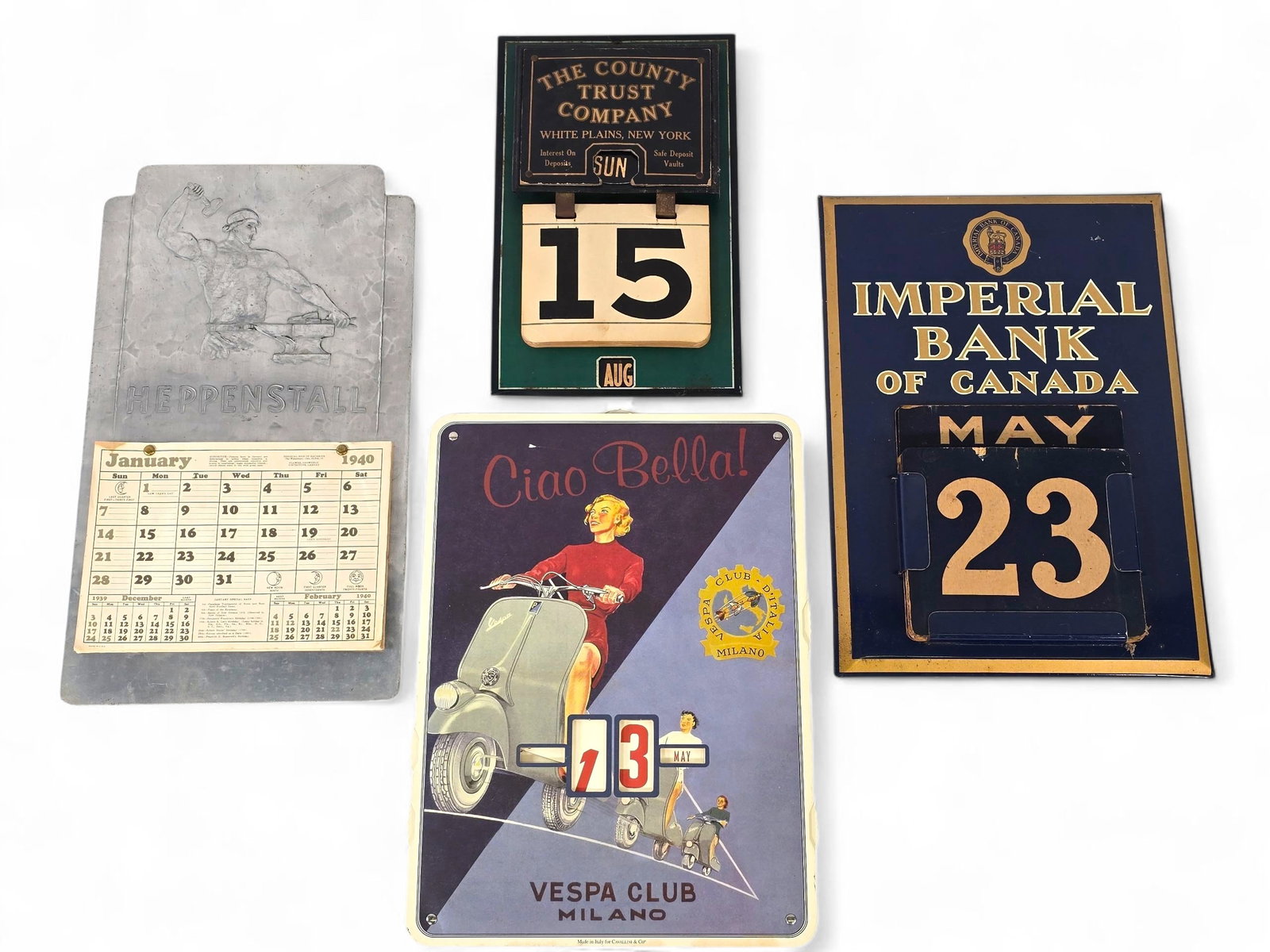 Antique Promotional & Advertising Calendars - Early 20 th Century (1 of 9)