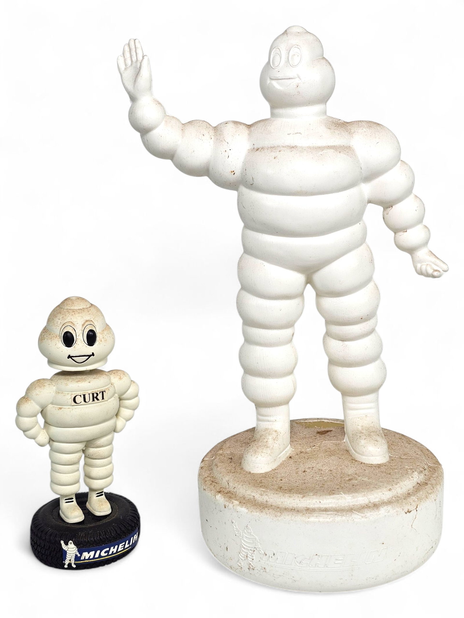 Pair of Vintage Michelin Man Memorabilia / Displays (1 of 11)