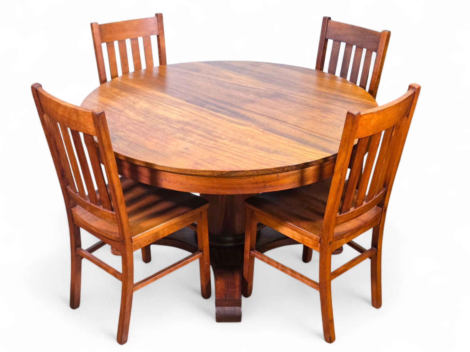 Mission Oak Dining Table w/ 4 Chairs (1 of 17)