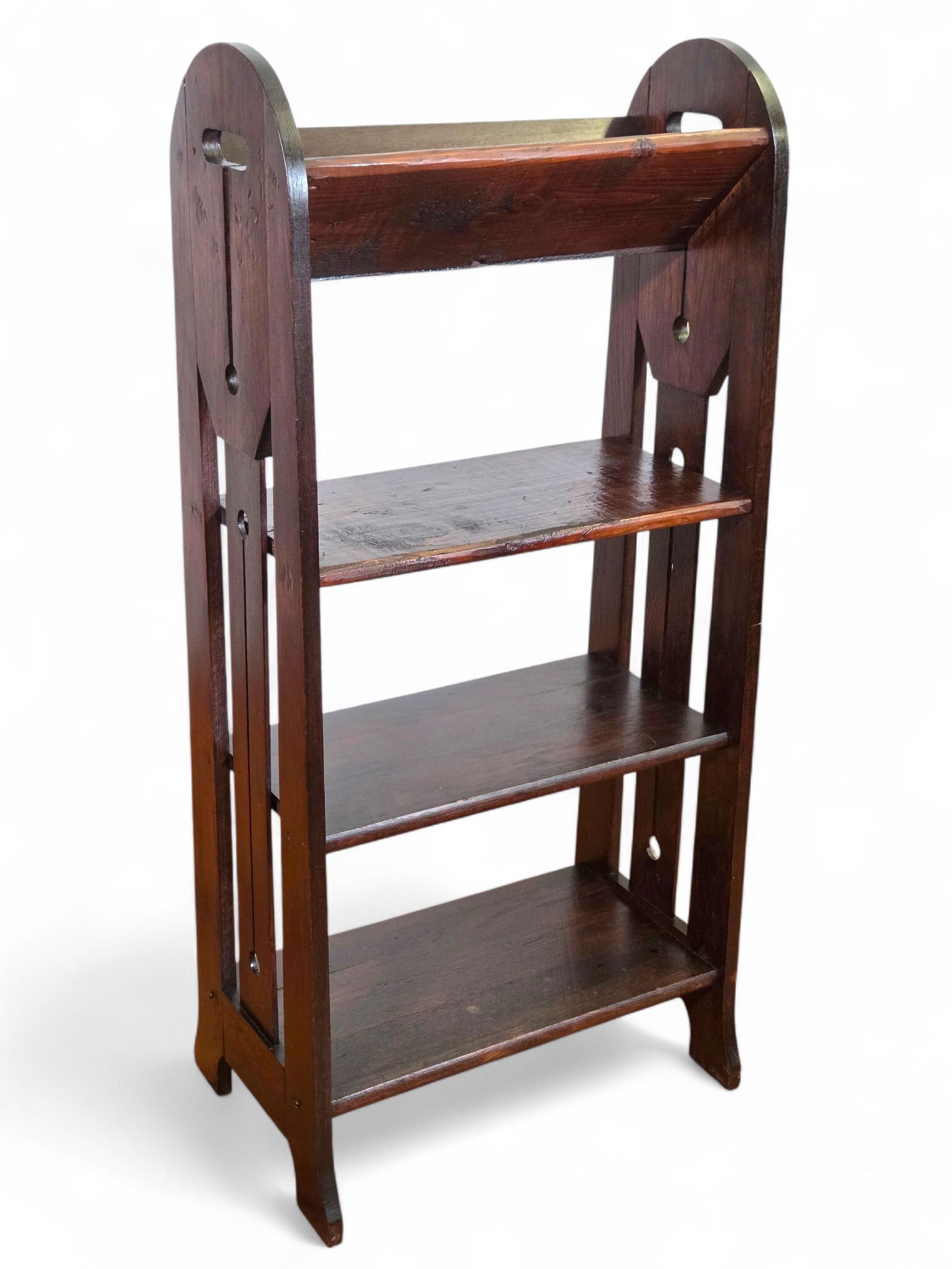 Ca. 1900 Arts & Crafts Period Mission Oak Bookshelf (1 of 15)