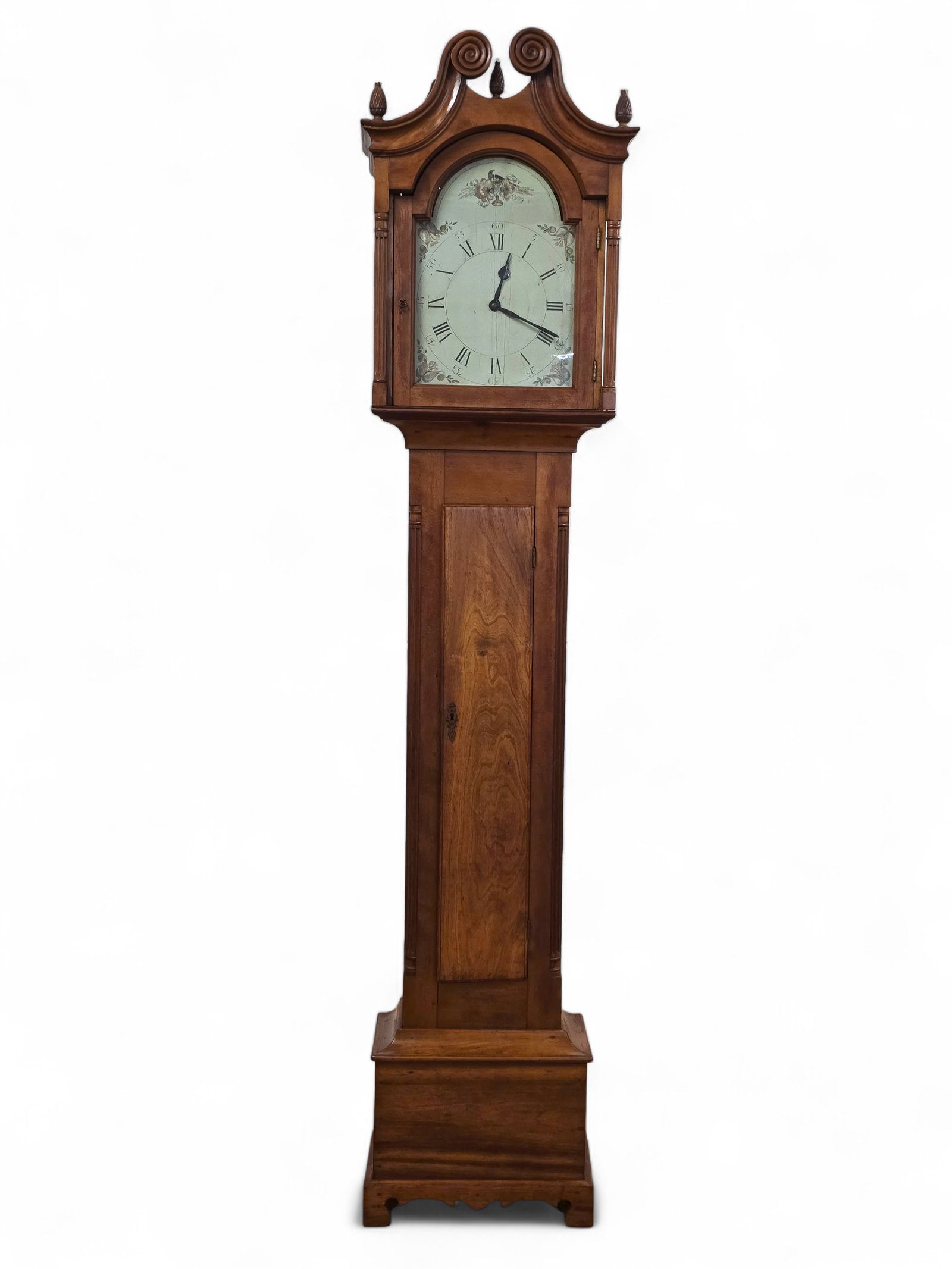 19th C. Oak Grandfather Clock w/ American Movement (1 of 20)