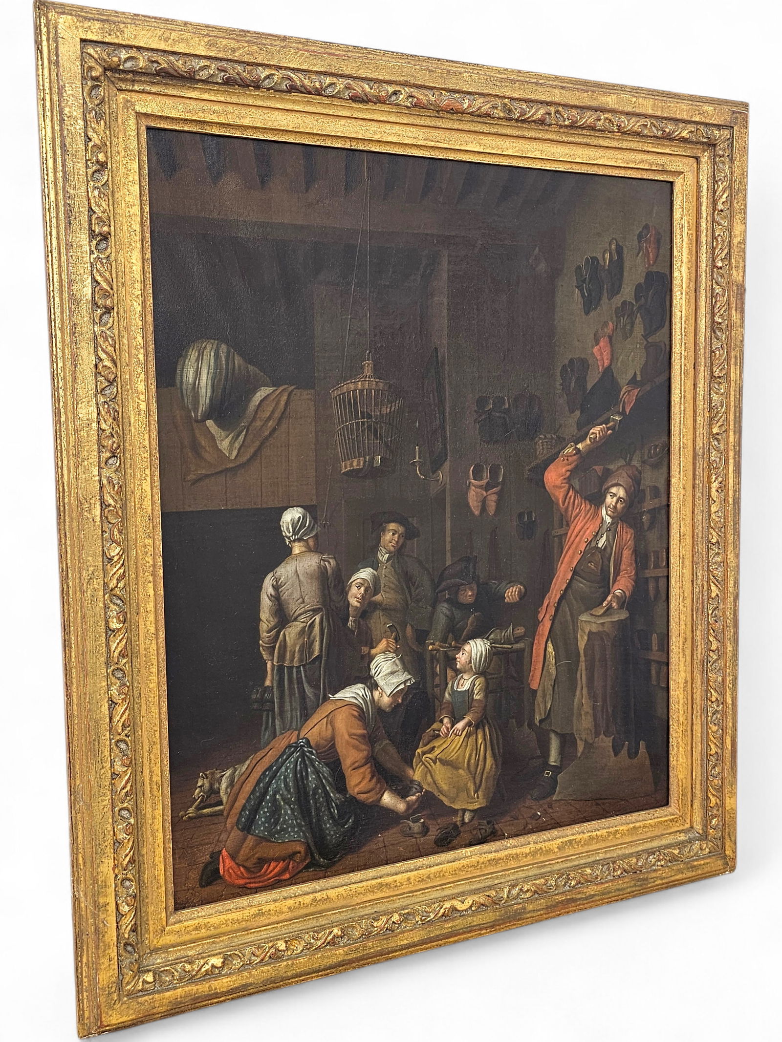 Original Oil on Canvas Painting - After Dutch 18th C. Painter (1 of 10)