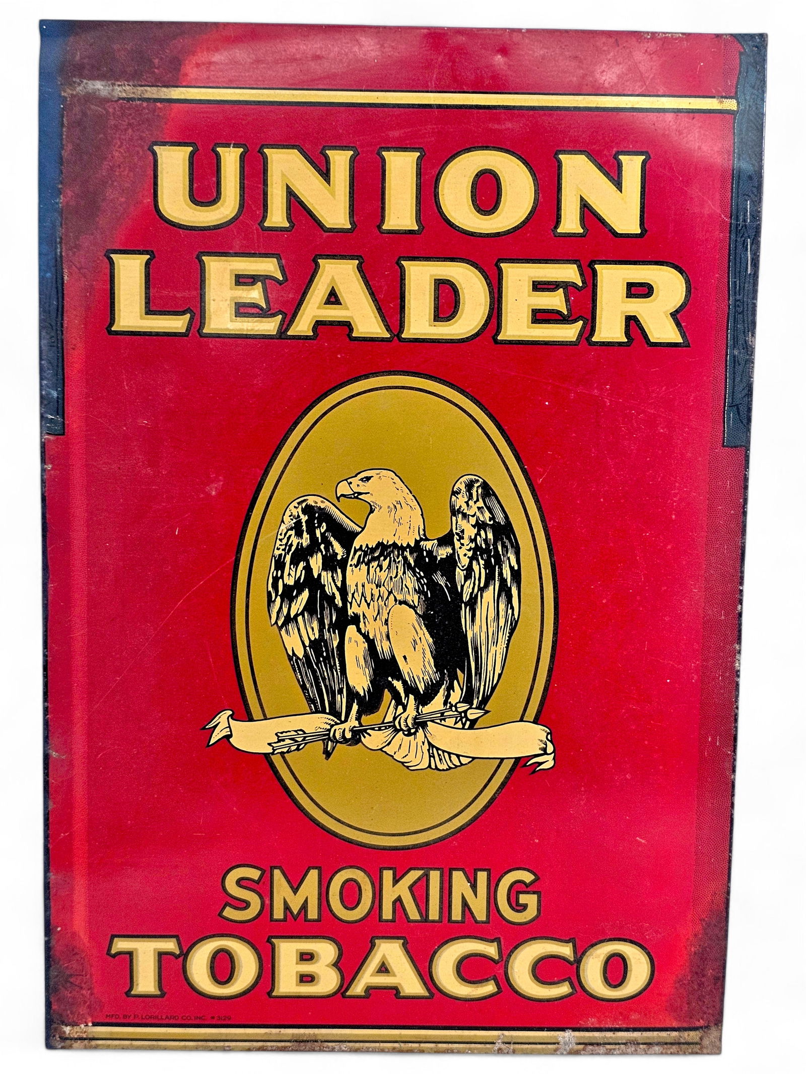Union Leader Smoking Tobacco Tin Advertising Sign (1 of 10)