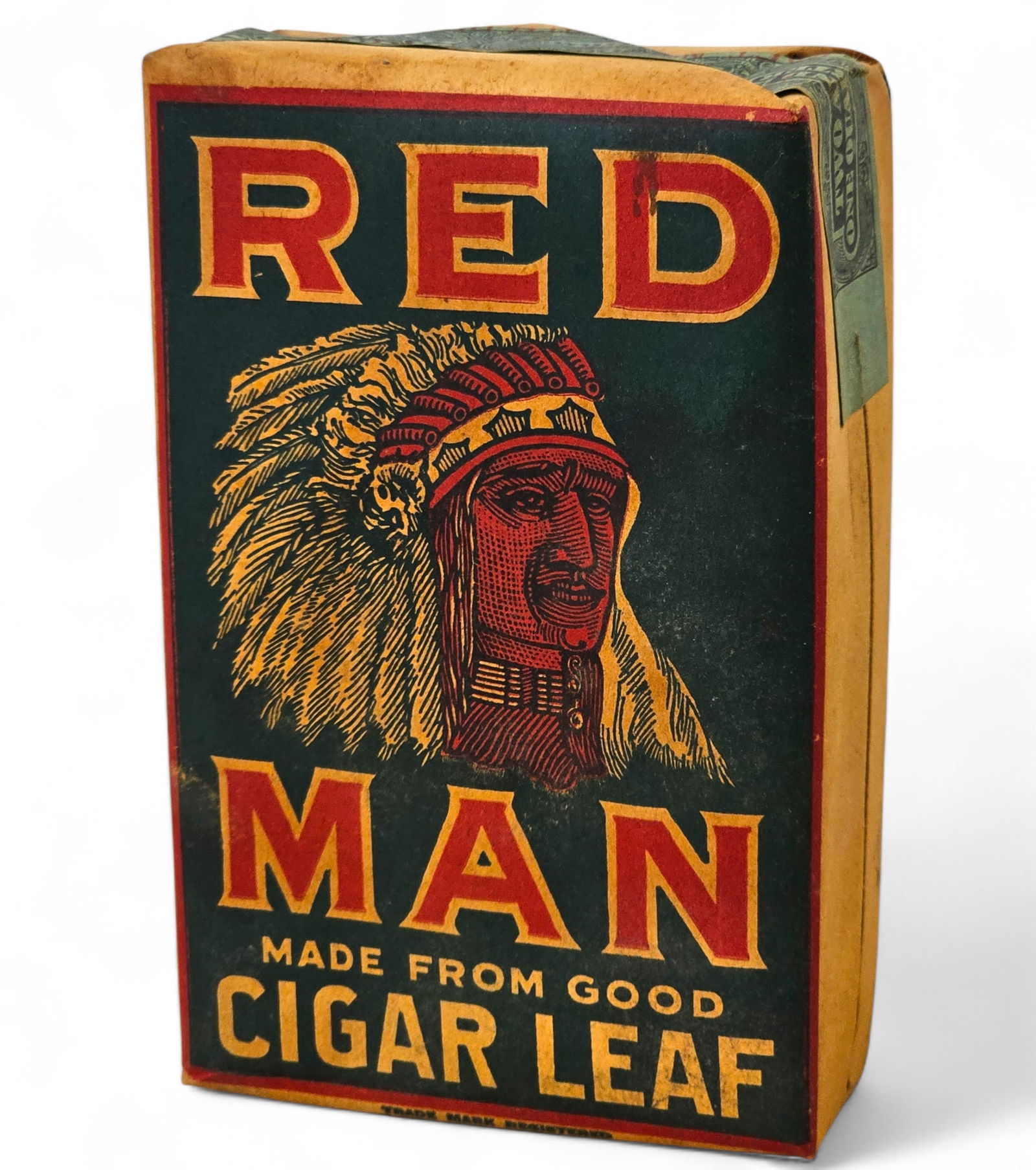 Sealed Red Man Cigar Leaf Tobacco Soft Pack - From Estate Collection (1 of 9)
