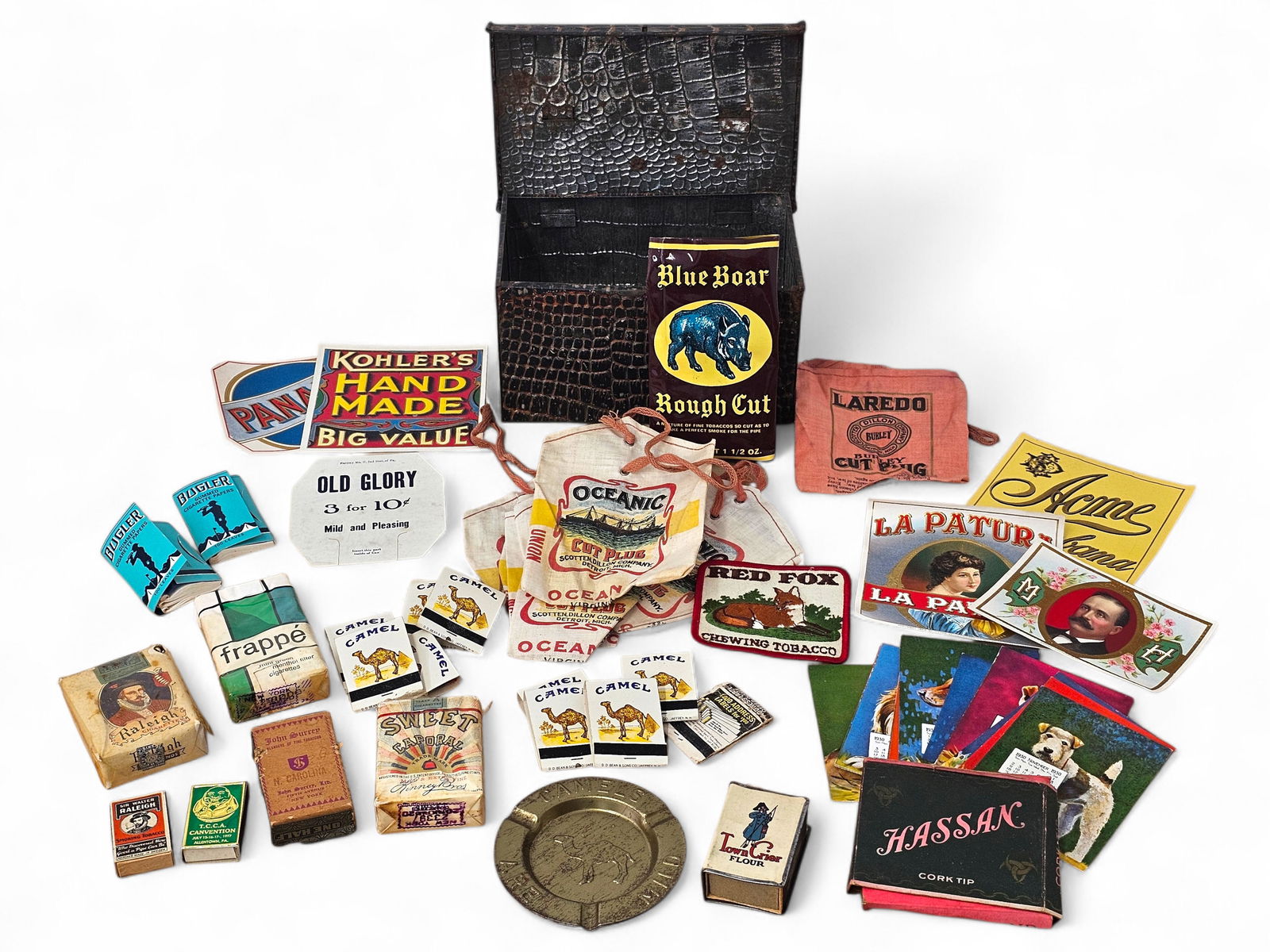 Vintage Estate Lot of Tobacco Collectables, Advertising, Labels & More! (1 of 18)