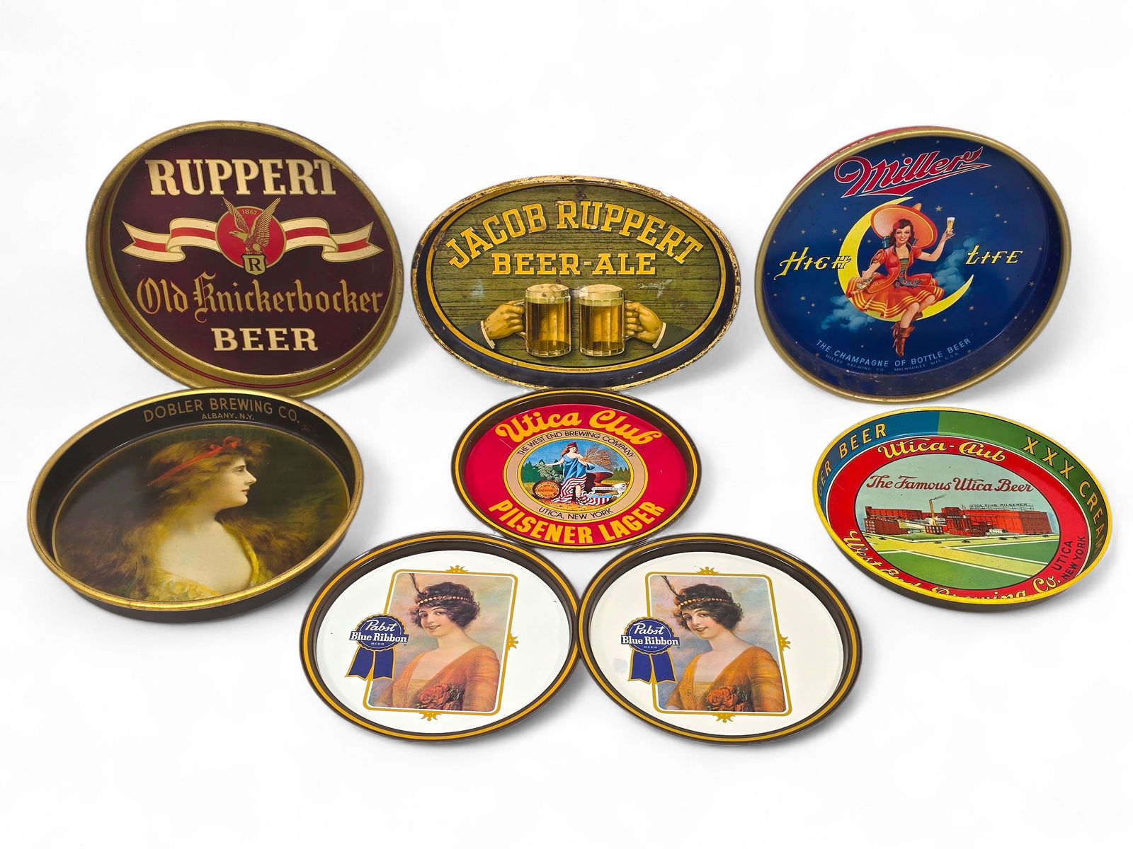 Small Collection of Antique / Vintage Beer & Liquor Advertising Tray (1 of 11)