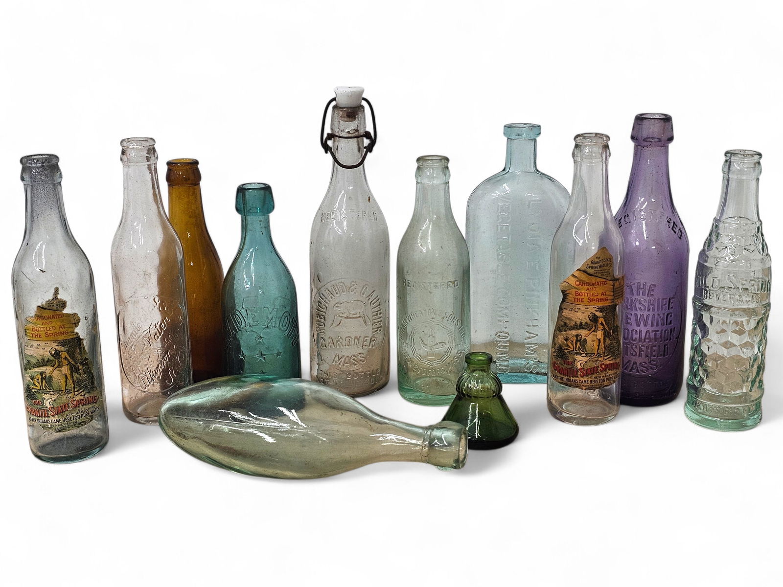 Collection of Antique American Bottles - Soda, Beer & More (1 of 20)