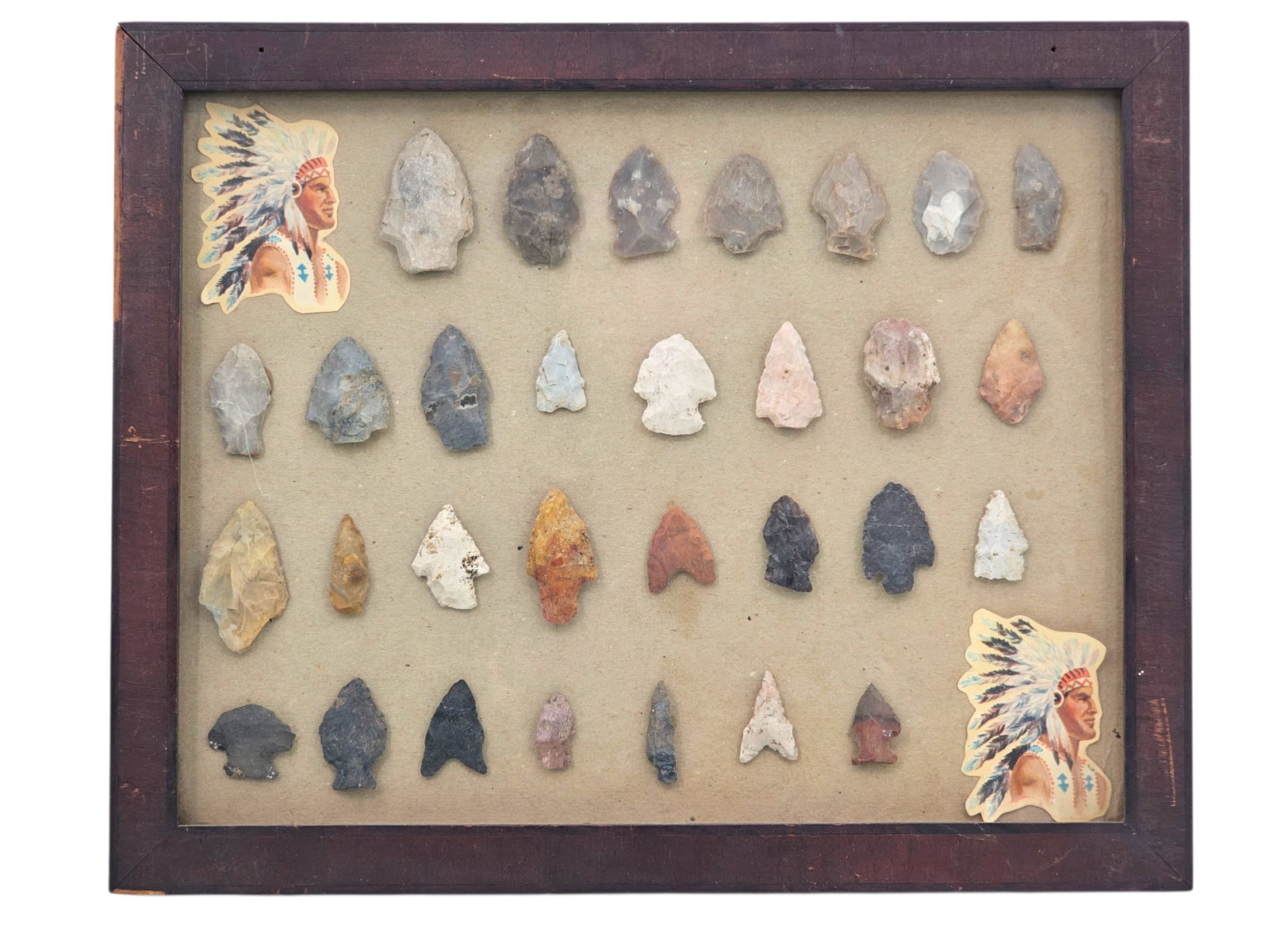 Grouping of Arrowheads in Display Frame - 12.5 x 15.5 (1 of 17)