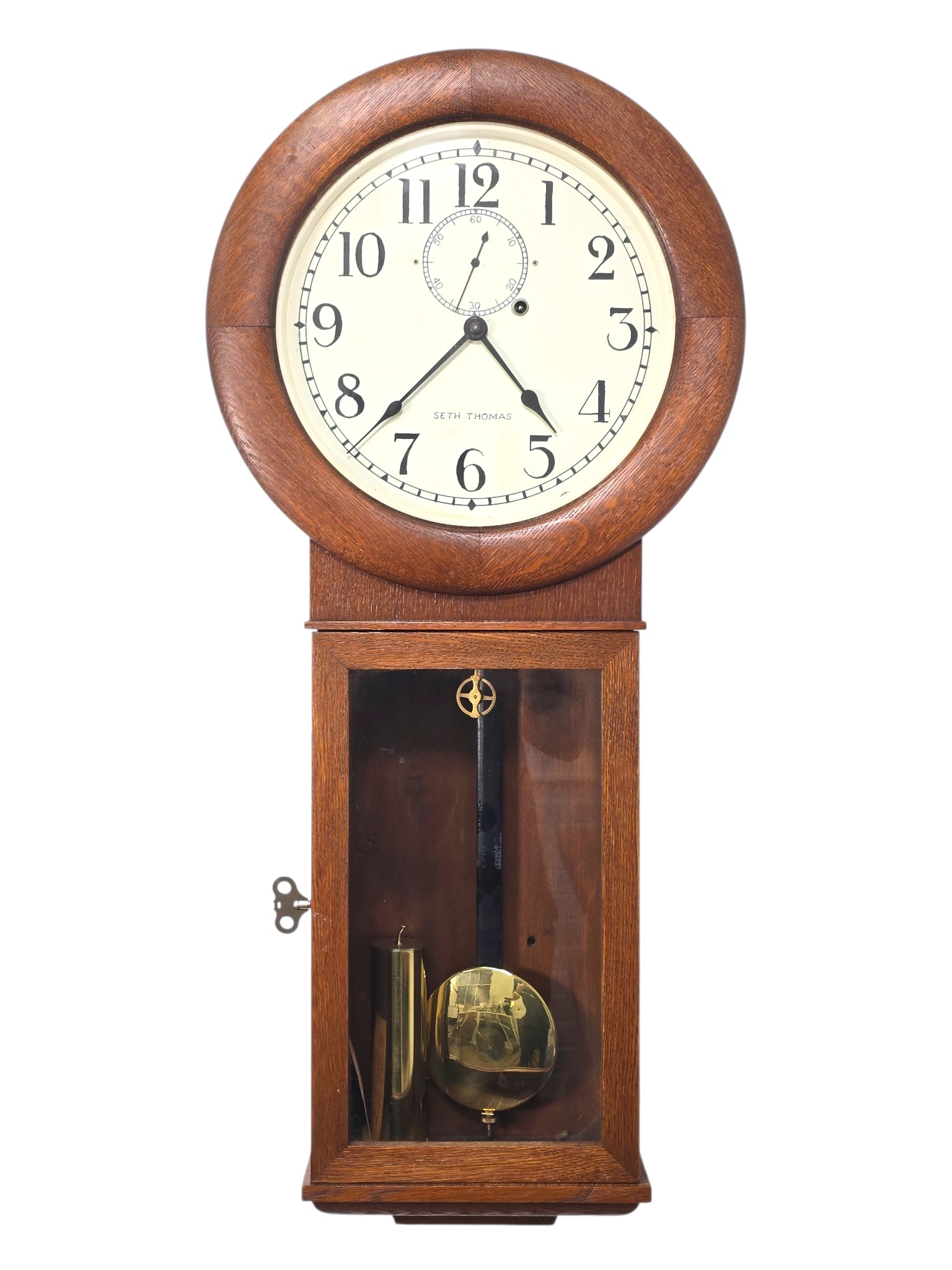 Seth Thomas Regulator No. 2 Wall Clock - Vintage Reissue (1 of 13)
