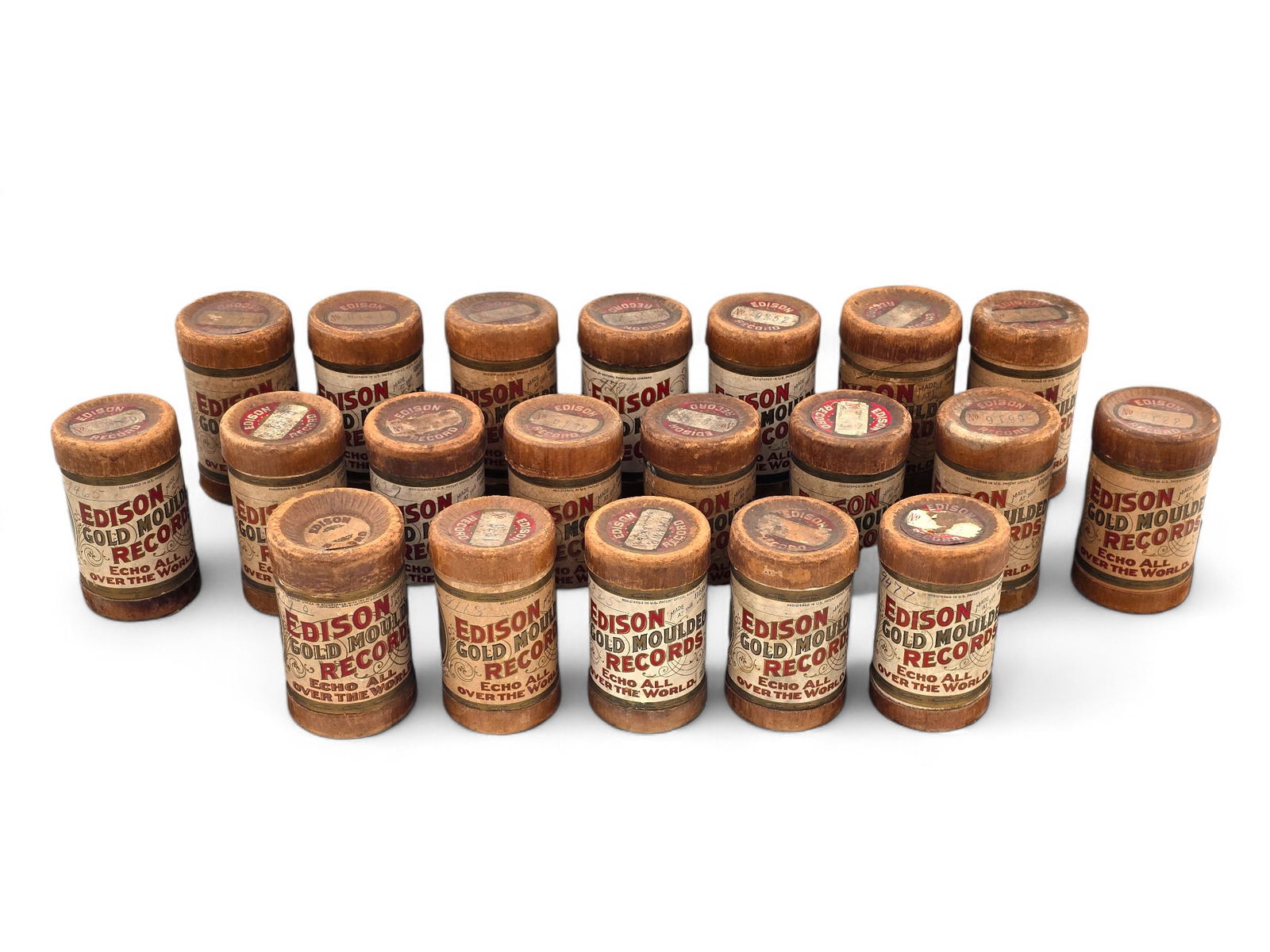 Grouping of Original Edison Cylinder Phonograph Records: Lot includes a grouping of ori