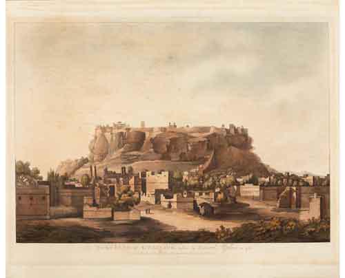 Orme, Edward & Daniell, Thomas and William Fortress of Gwalior, taken by General Popham in 1780 (1 of 3)