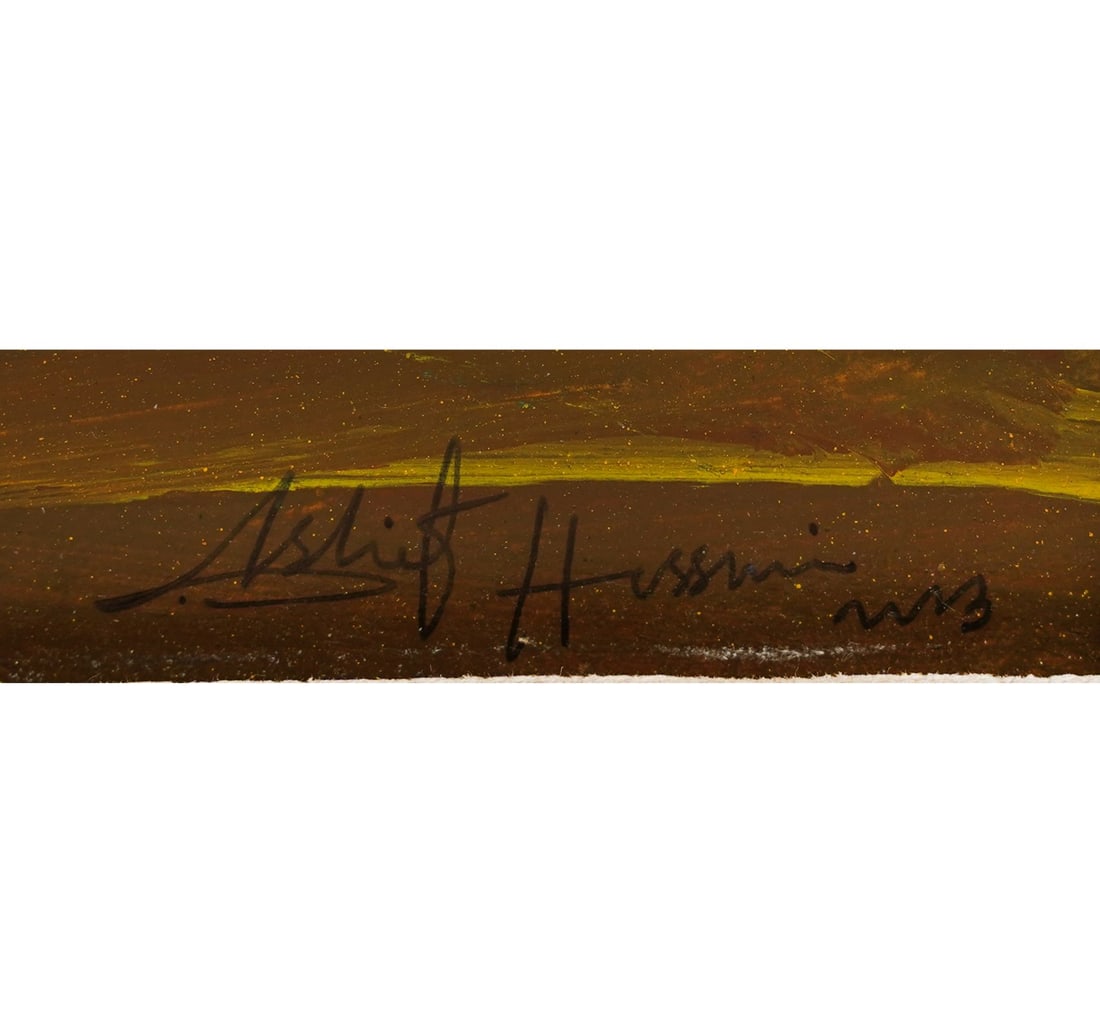 OIL ON CARD LANDSCAPE BY ASHIF HUSSAIN - 2