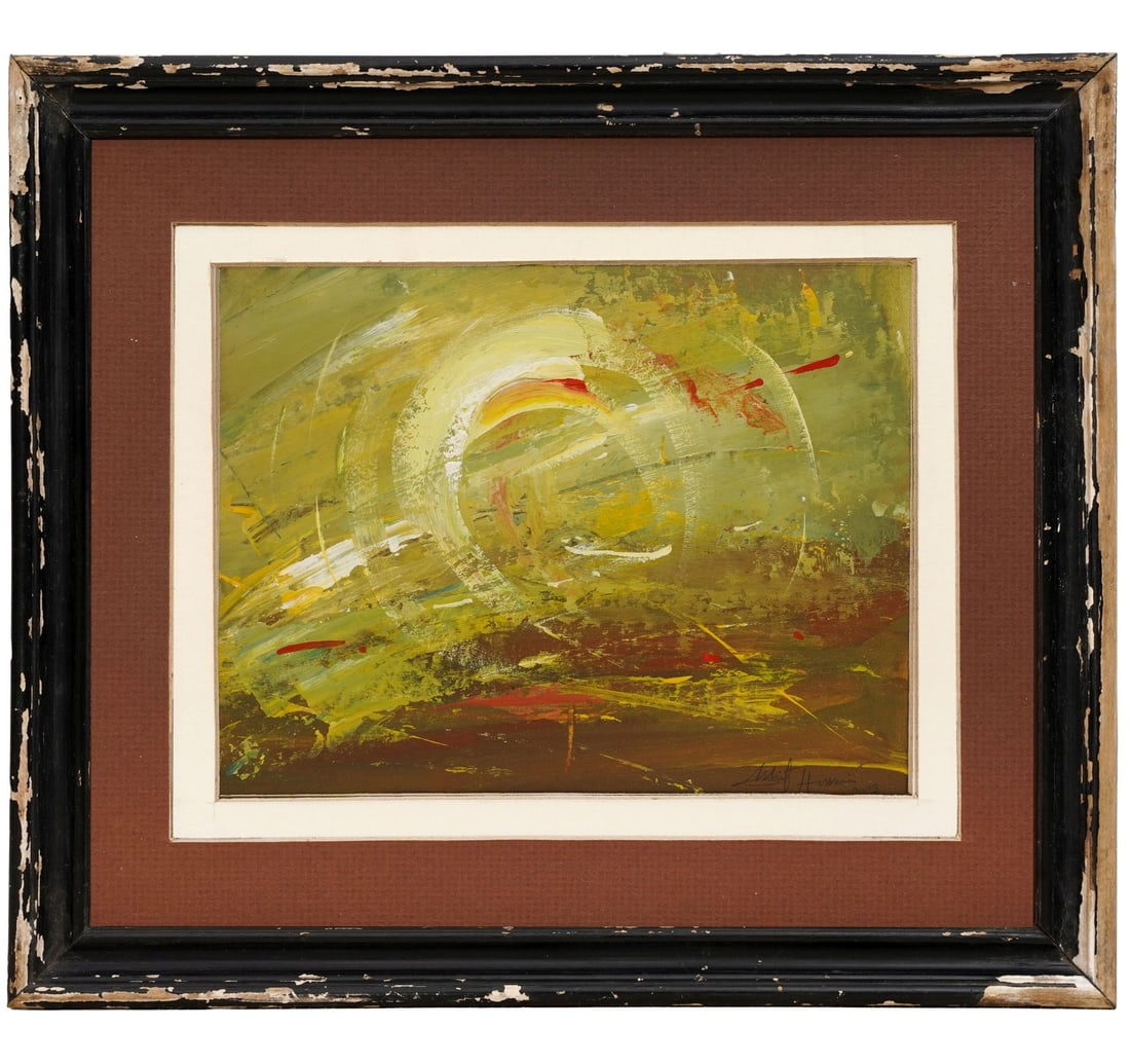 OIL ON CARD LANDSCAPE BY ASHIF HUSSAIN - 4