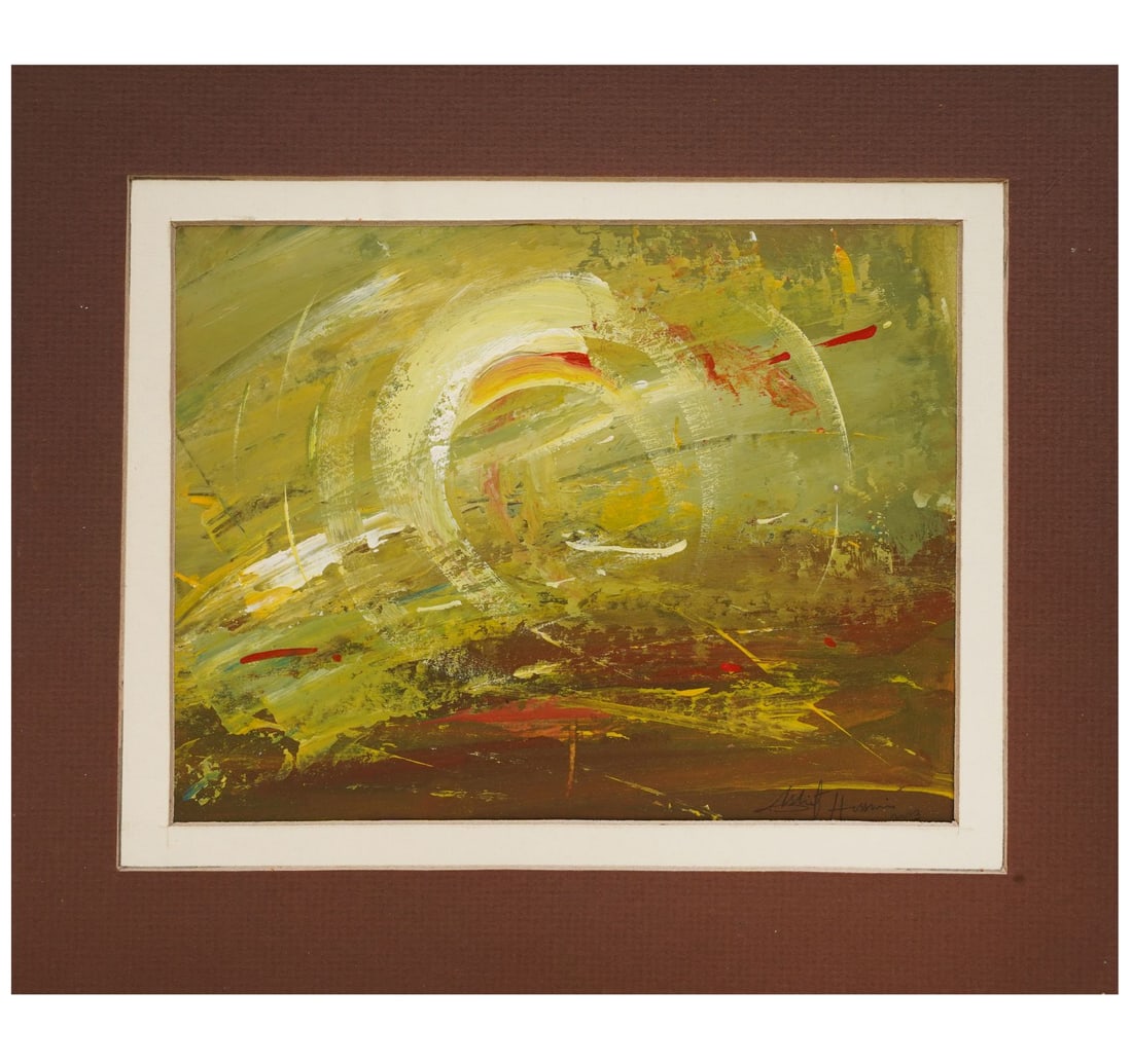OIL ON CARD LANDSCAPE BY ASHIF HUSSAIN - 5