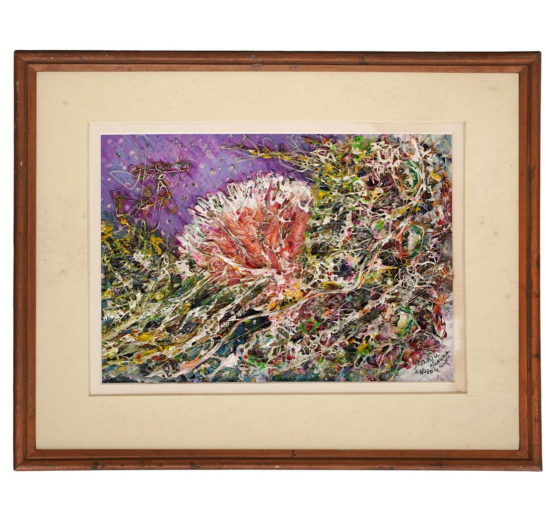 MULTICOLOUR HIGH- RELIEF MIXED MEDIA WORK BY MANJU SHARMA GUPTA - 4