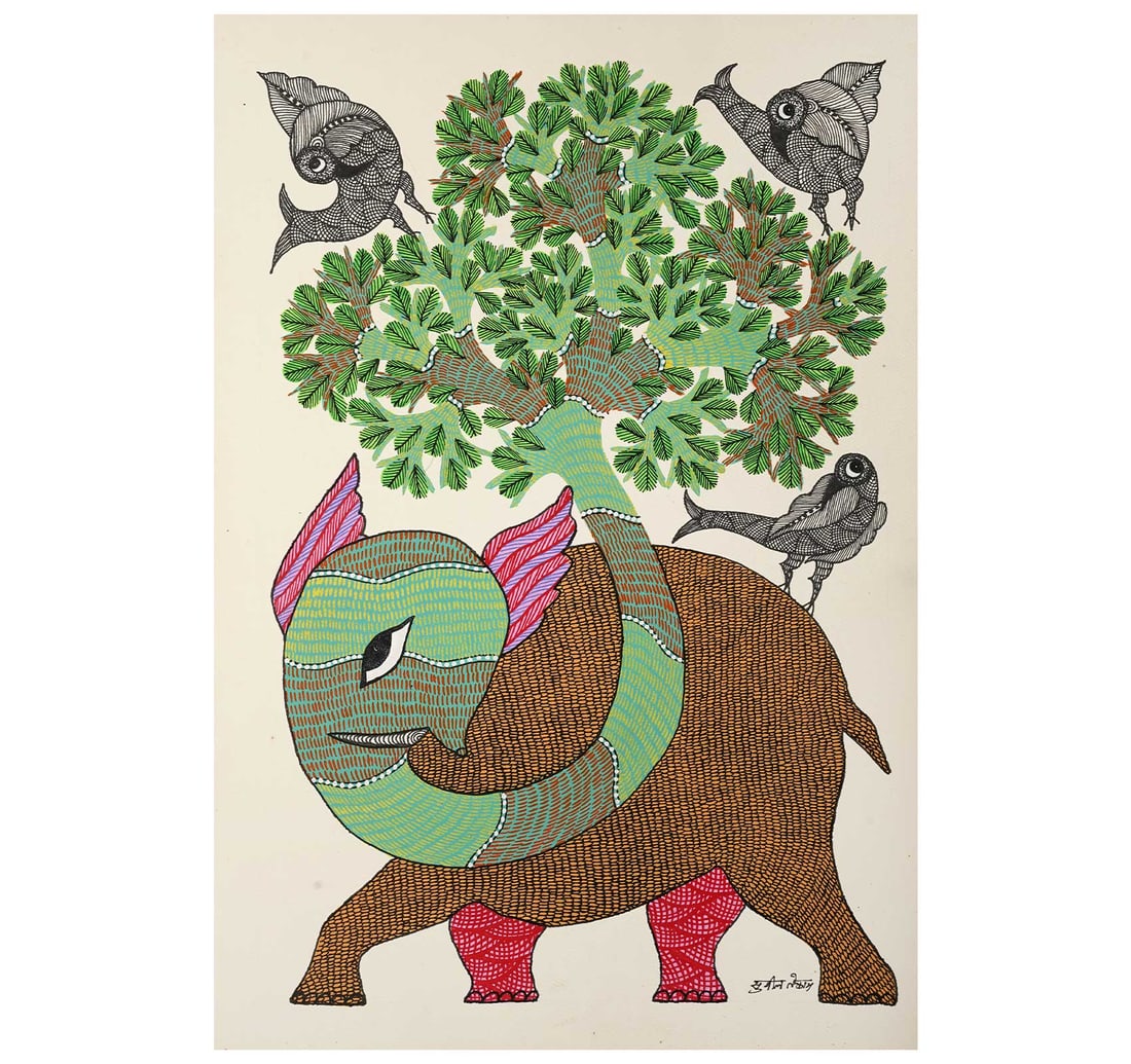 UNTITLED (GOND PAINTING) - 3