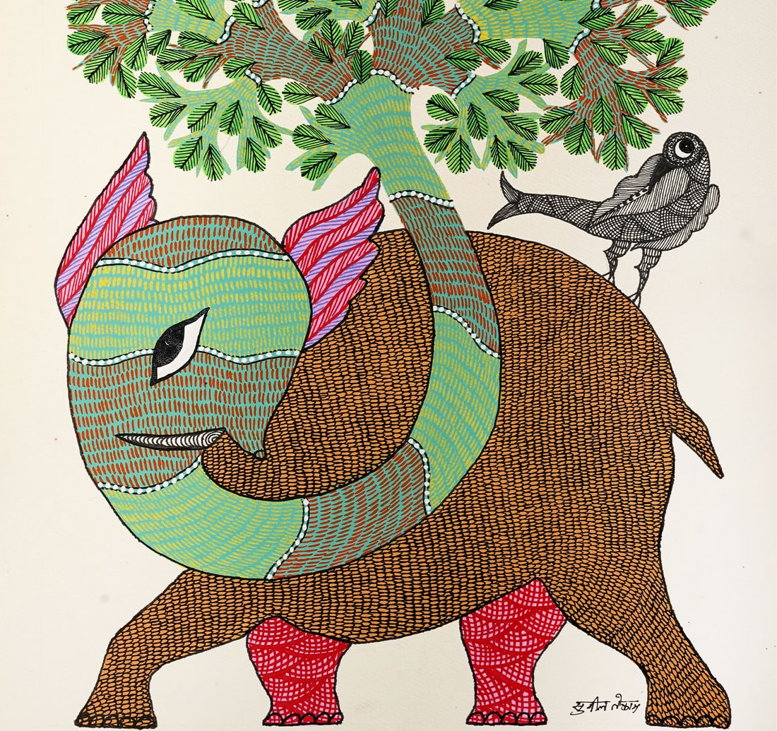 UNTITLED (GOND PAINTING) - 5