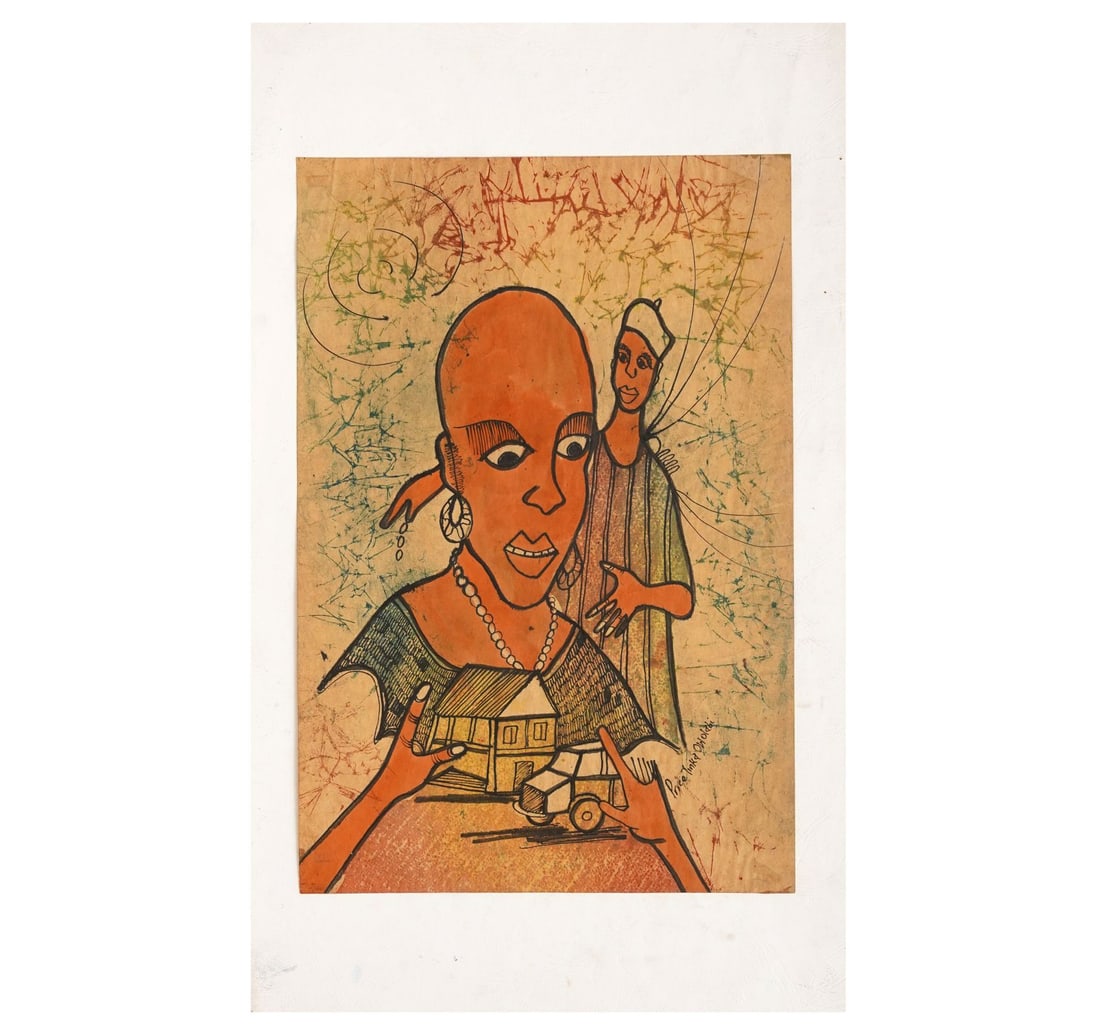 POSTER COLOUR ON PAPER BY OWOLABI, YINKA - 3