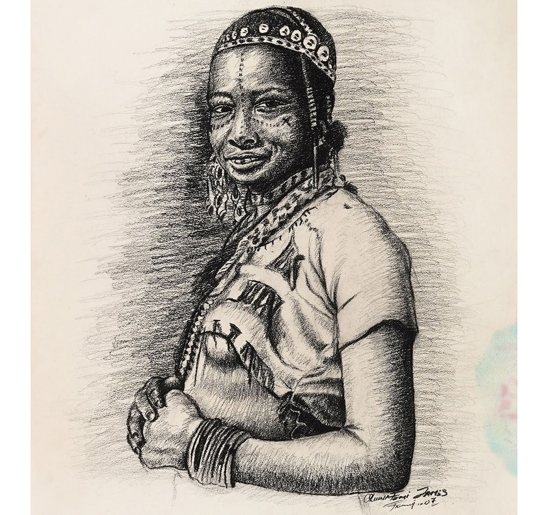 CHARCOAL ON PAPER BY MICHAEL, OLUWAFEMI JAMES (1 of 3)
