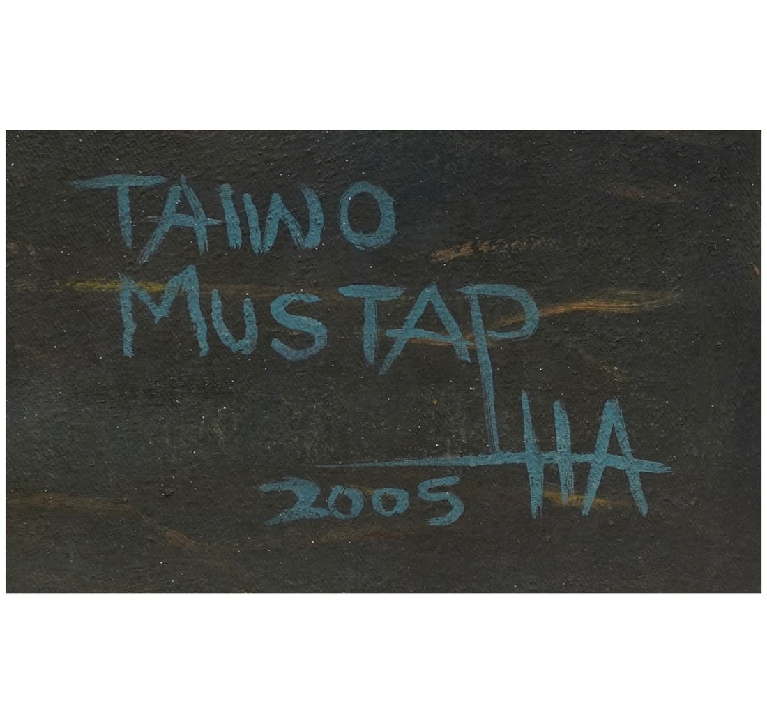 UNTITLED ACRYLIC ON CANVAS BY TAIWO MUSTAPHA - 2