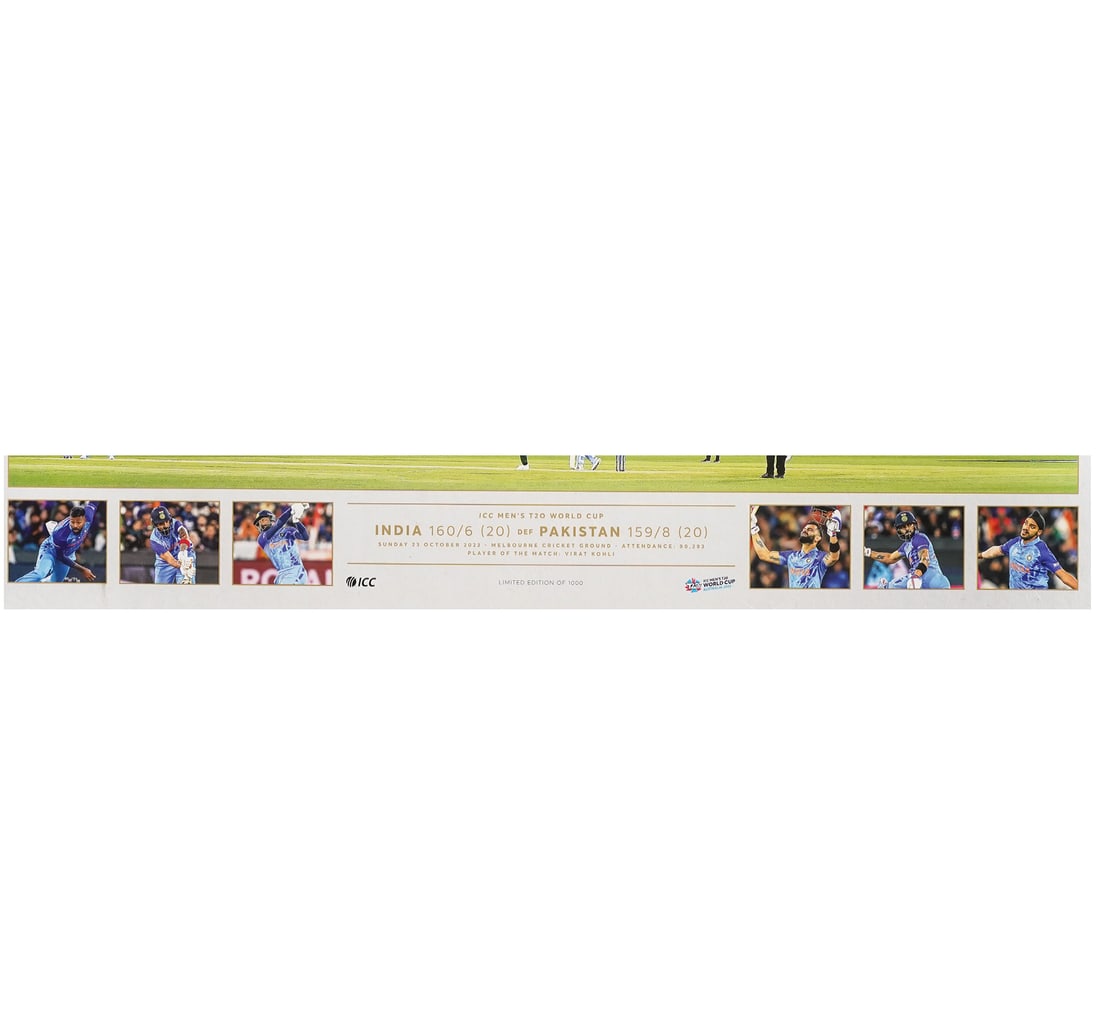 ICC CERTIFIED-COLOURED LITHOGRAPH: MIRACLE AT THE MCG - 4